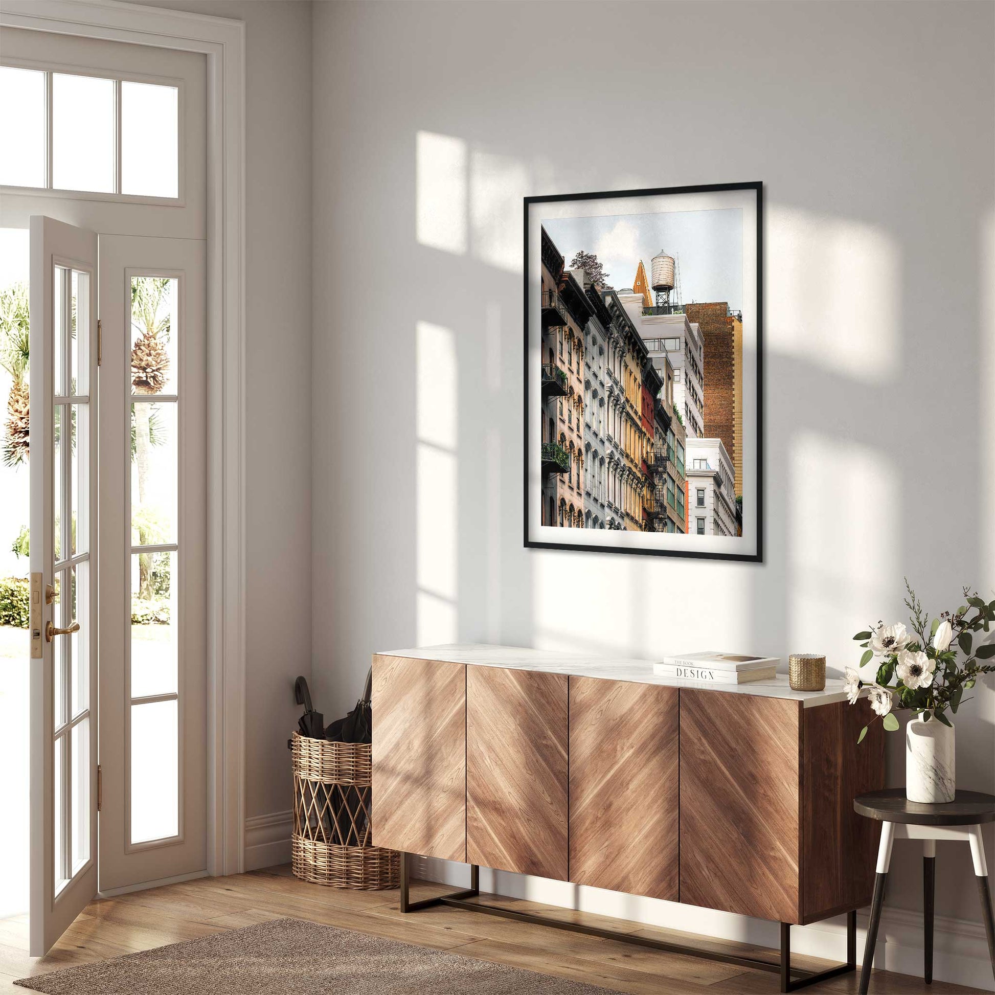 Fine Art Print of Water Tower on Murray Street TriBeCa New York City