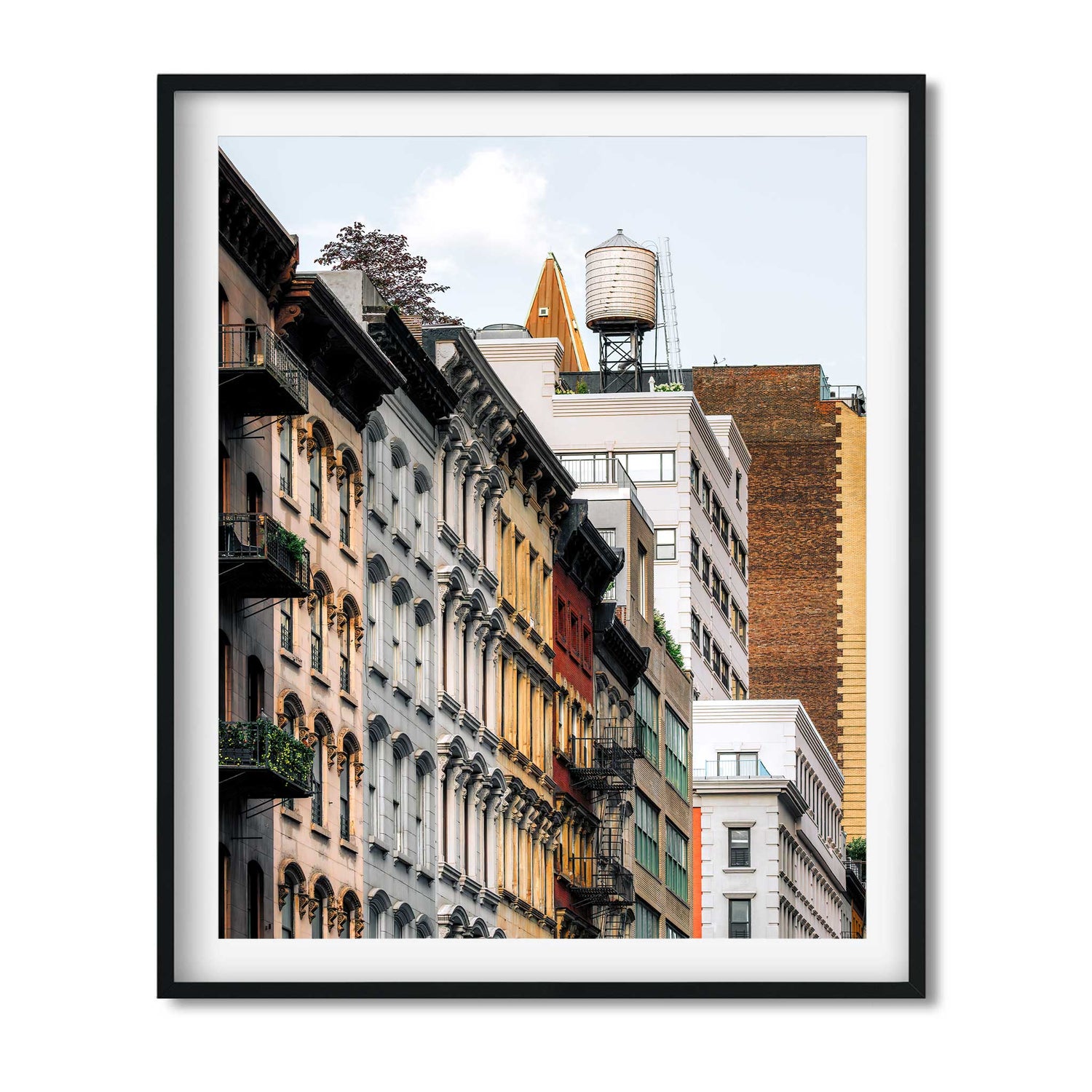 Fine Art Print of Water Tower on Murray Street TriBeCa New York City