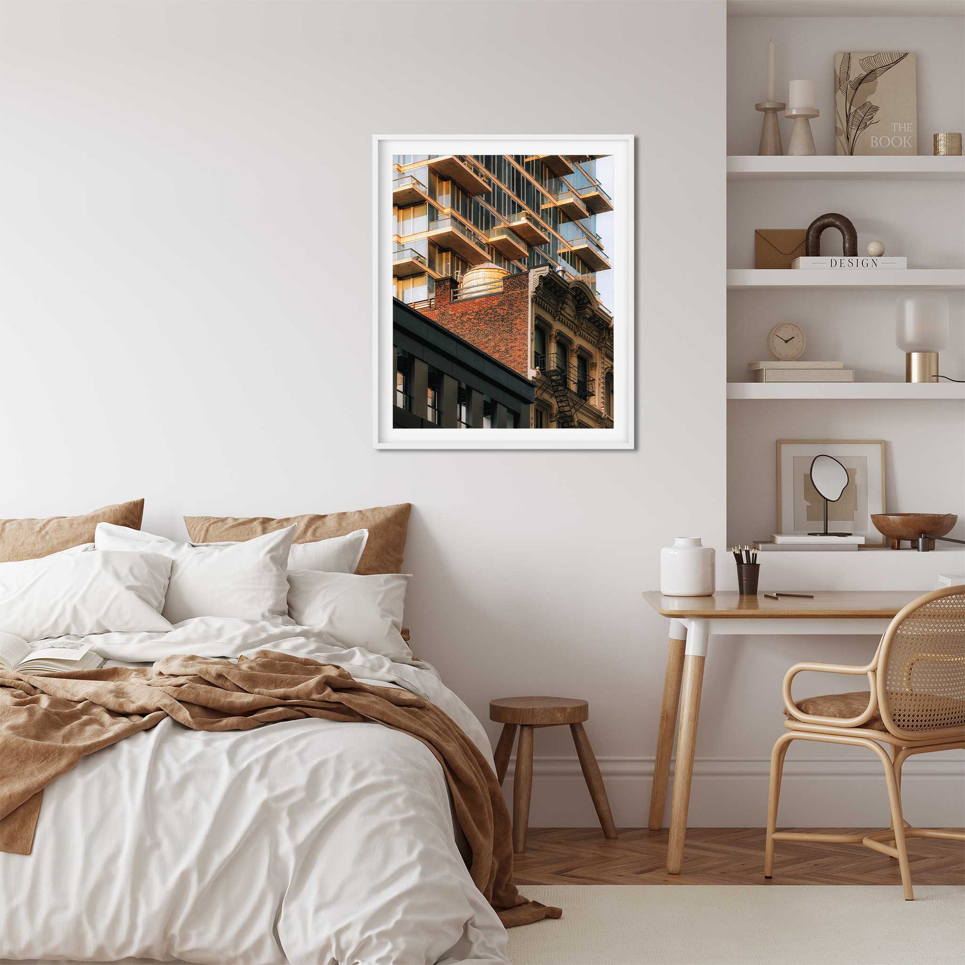 Fine Art Prints of Water Tower on Worth Street TriBeCa New York City