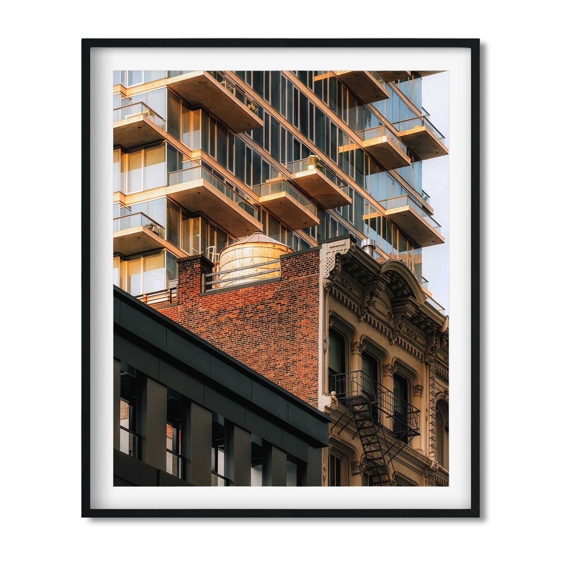 Fine Art Prints of Water Tower on Worth Street TriBeCa New York City