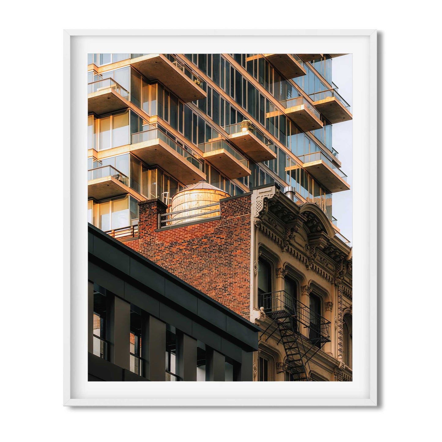 Fine Art Prints of Water Tower on Worth Street TriBeCa New York City