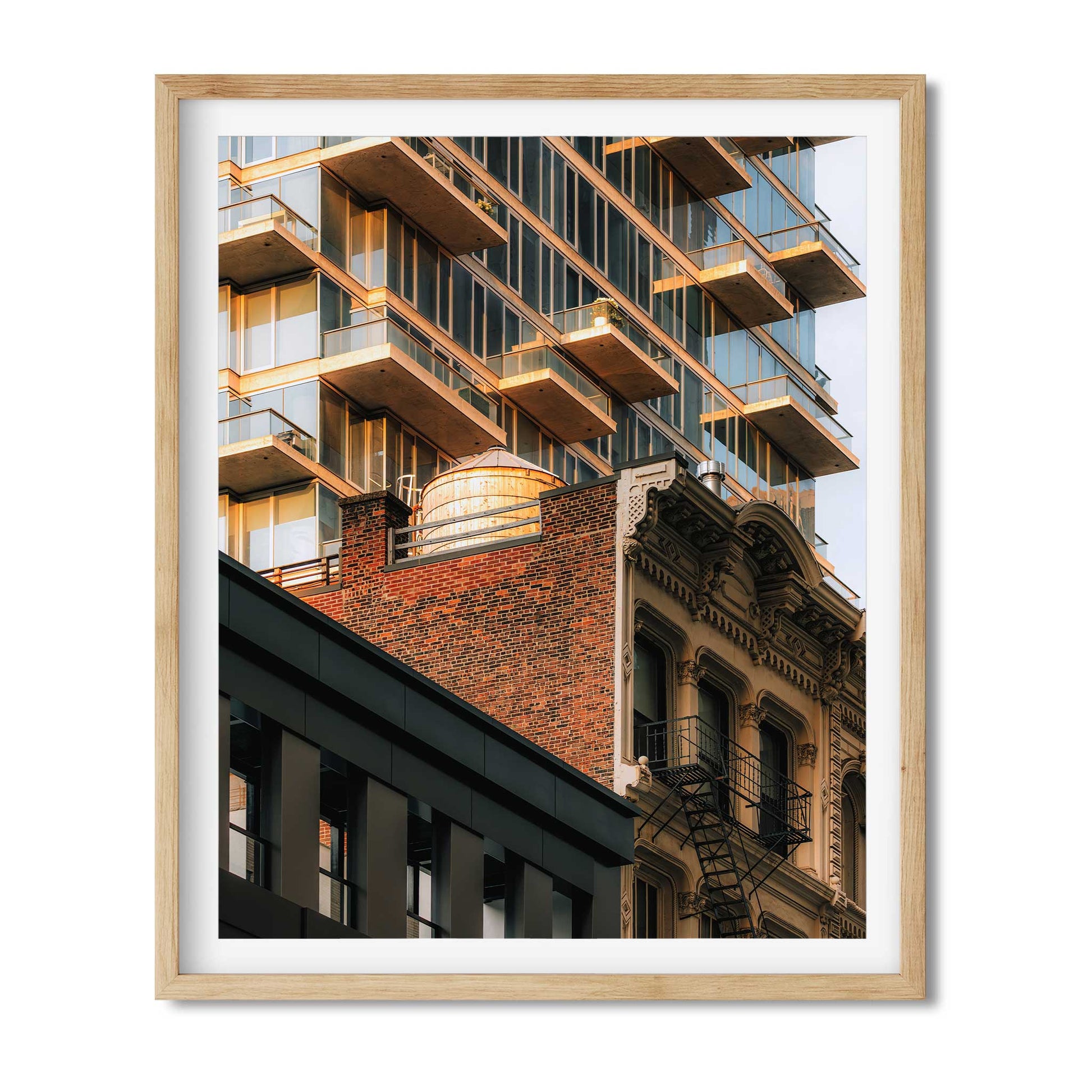 Fine Art Prints of Water Tower on Worth Street TriBeCa New York City