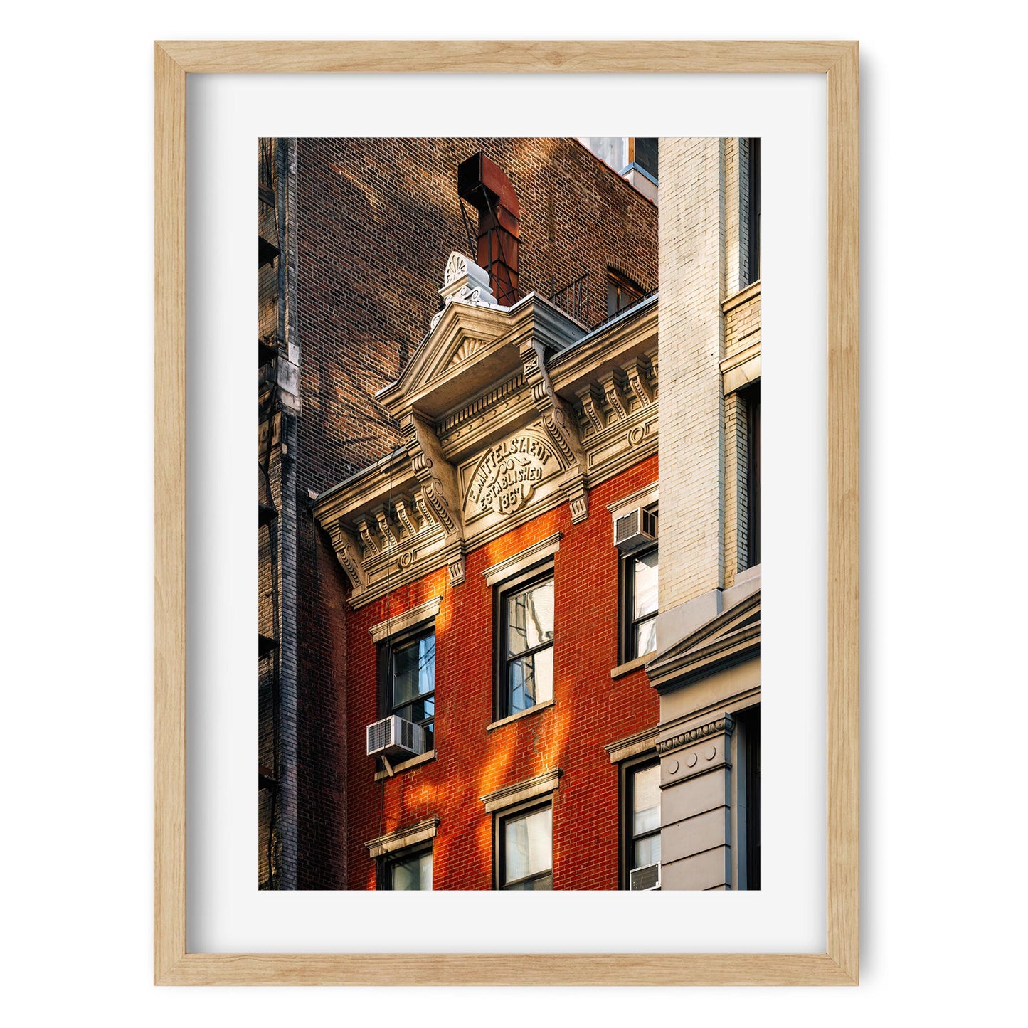 Fine art print of The Mittelstaedt House - 86 University Place New York City