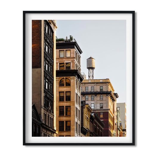 Fine art print of Water Tower on 666 Broadway NoHo Manhattan New York City