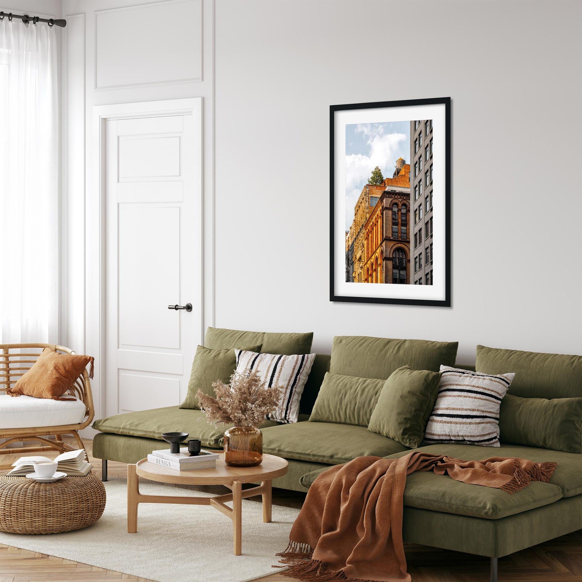 Fine art print of Sunset at Broadway NoHo New York City