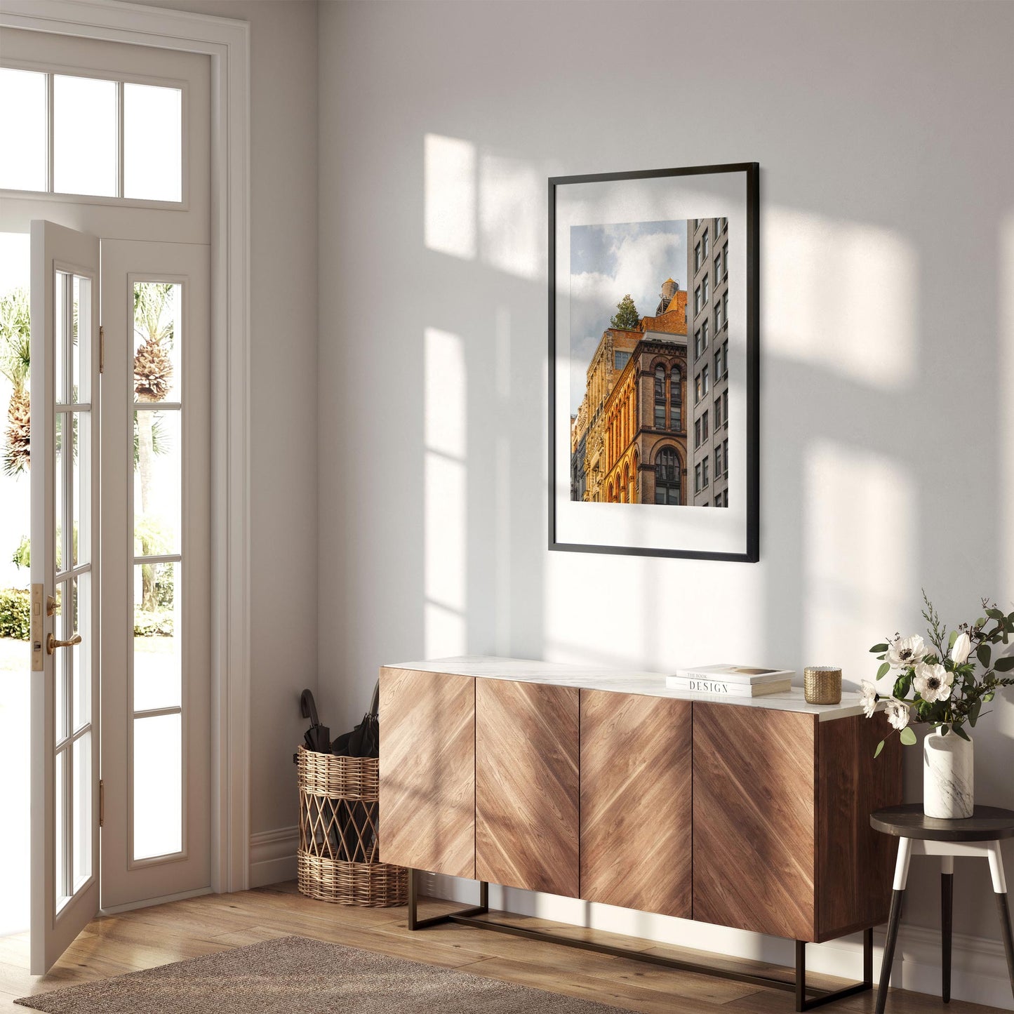 Fine art print of Sunset at Broadway NoHo New York City