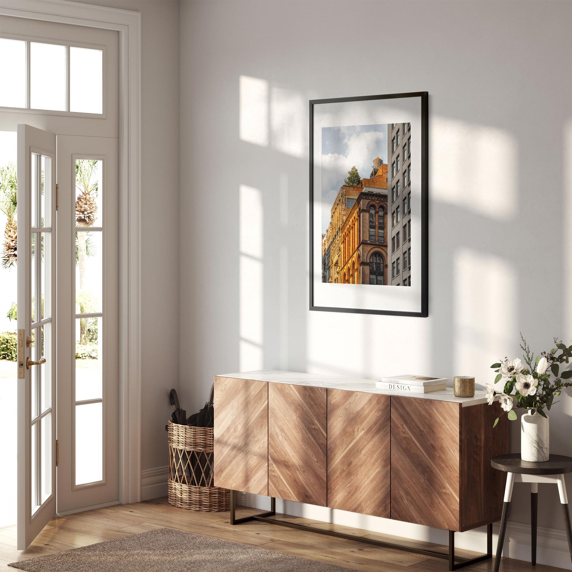 Fine art print of Sunset at Broadway NoHo New York City