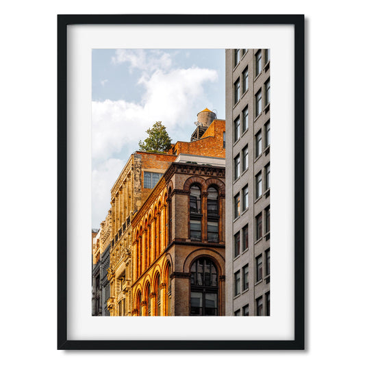 Fine art print of Sunset at Broadway NoHo New York City