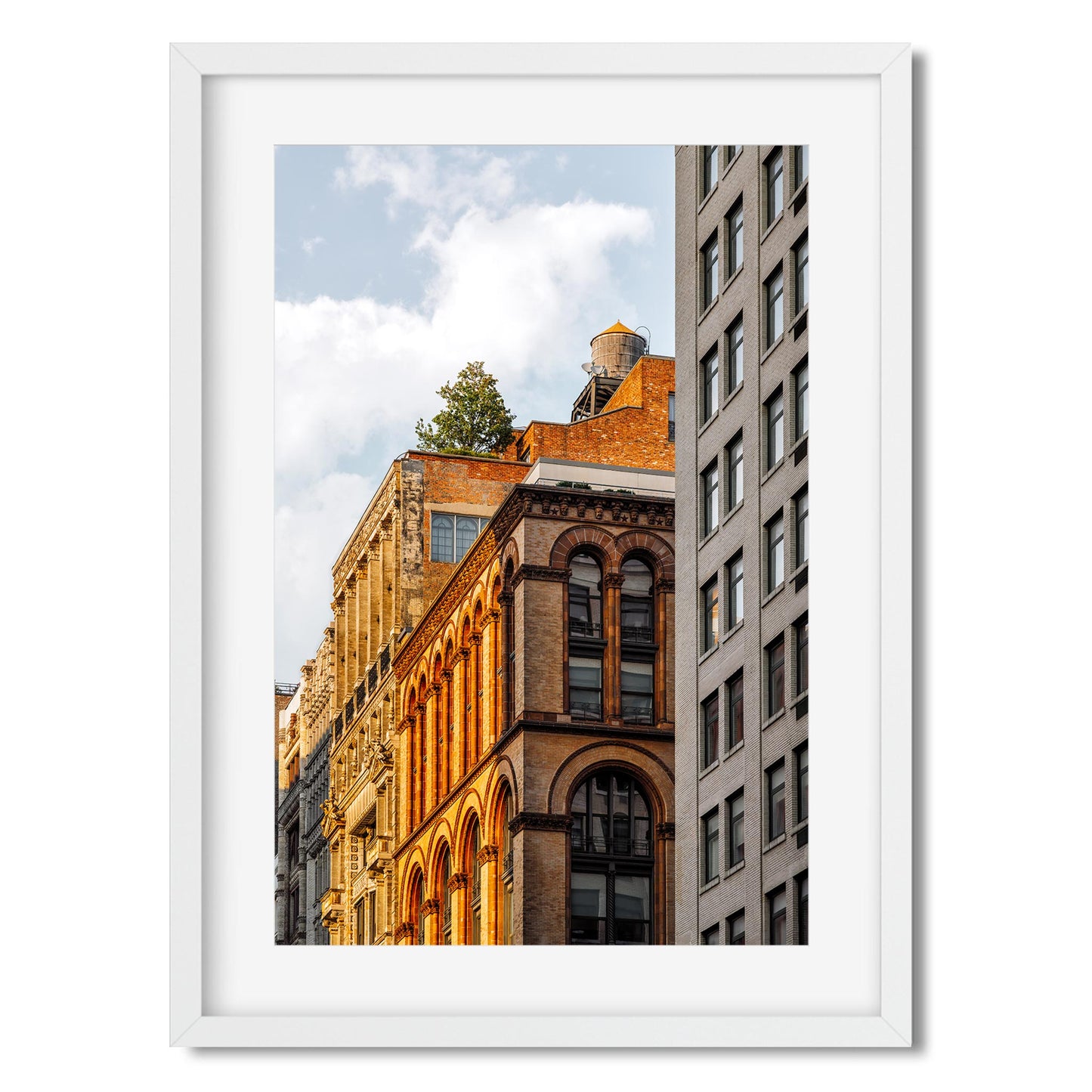 Fine art print of Sunset at Broadway NoHo New York City