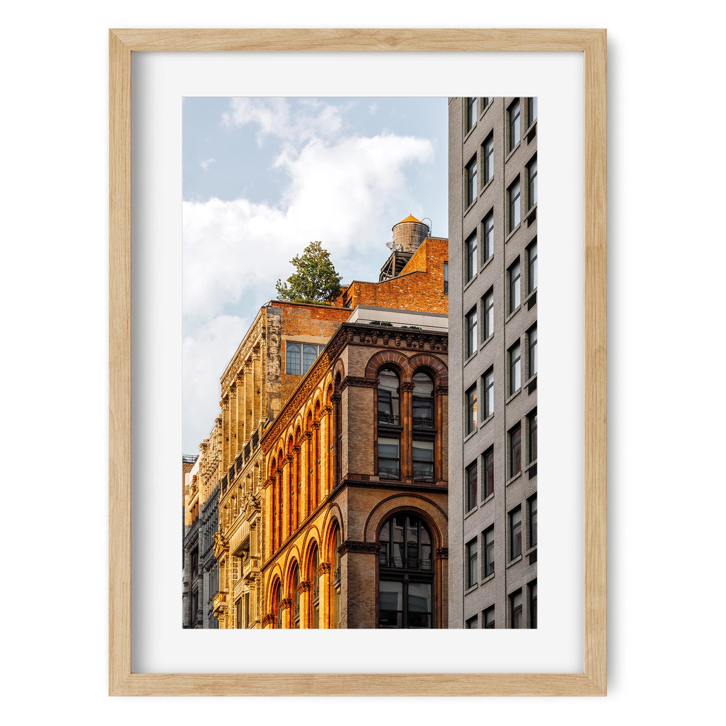 Fine art print of Sunset at Broadway NoHo New York City