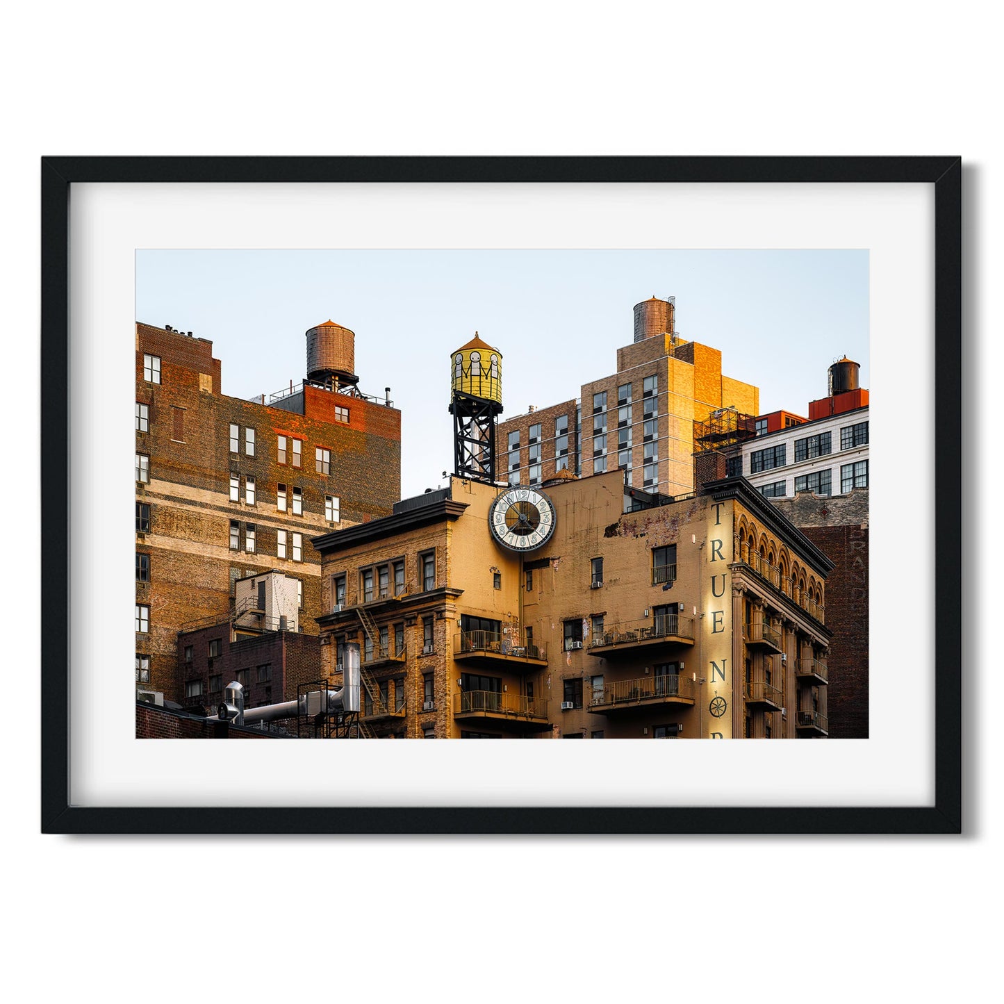 Fine art print of True North Gold Coast at 10 East 13th Street at Sunset