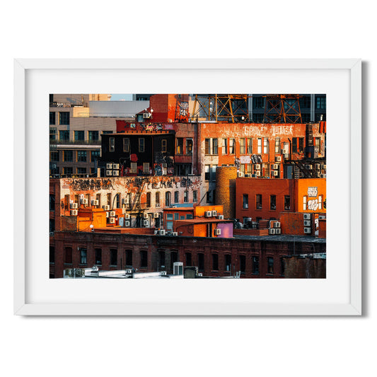 Fine art print of The Rooftop of DUMBO Brooklyn at Sunset 