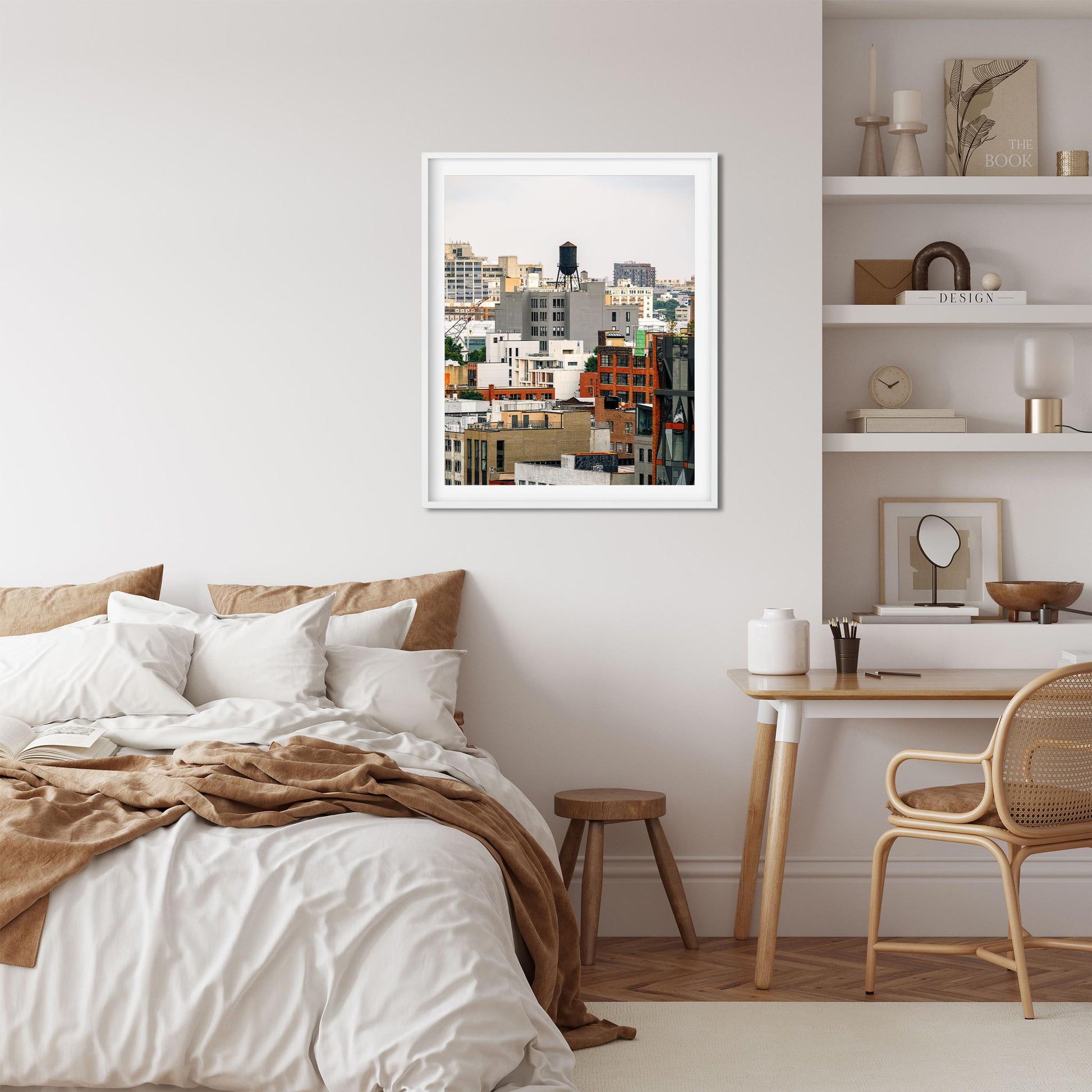 Fine art print of Water Tower on 295 Front St in Vinegar Hill, Brooklyn