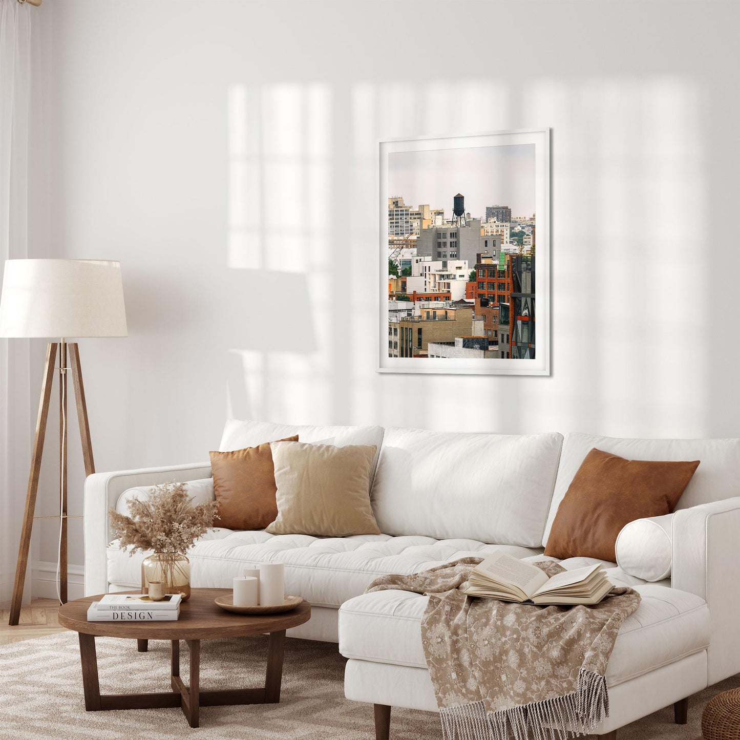 Fine art print of Water Tower on 295 Front St in Vinegar Hill, Brooklyn