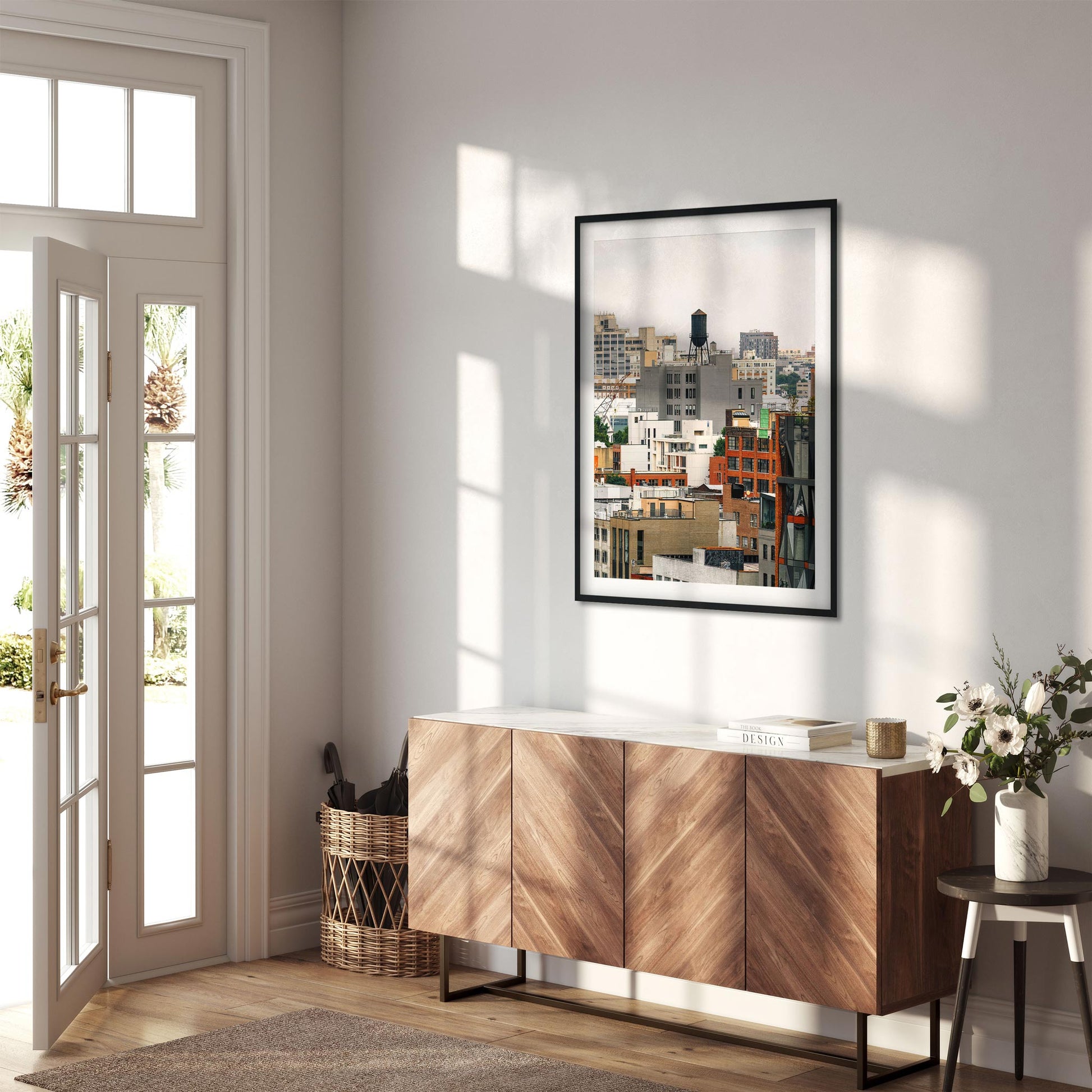 Fine art print of Water Tower on 295 Front St in Vinegar Hill, Brooklyn