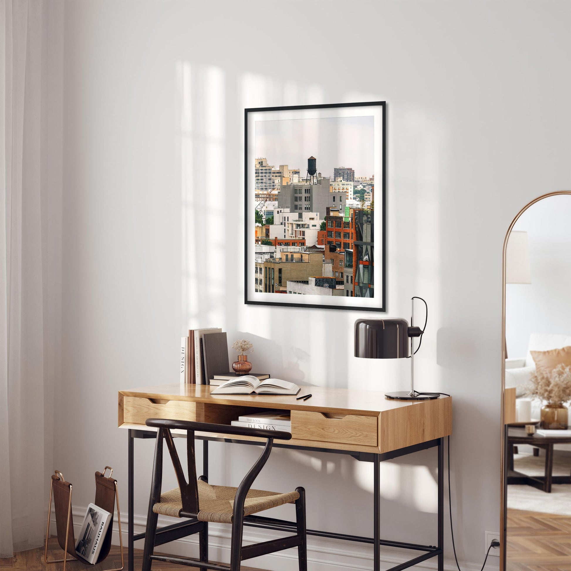 Fine art print of Water Tower on 295 Front St in Vinegar Hill, Brooklyn