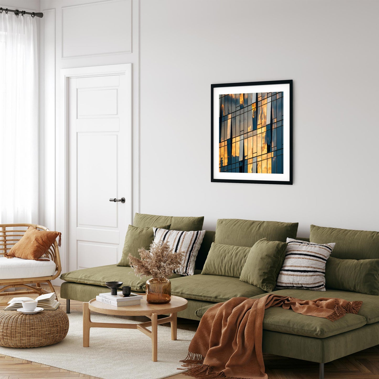 Fine art print of abstract One Manhattan Square New York City