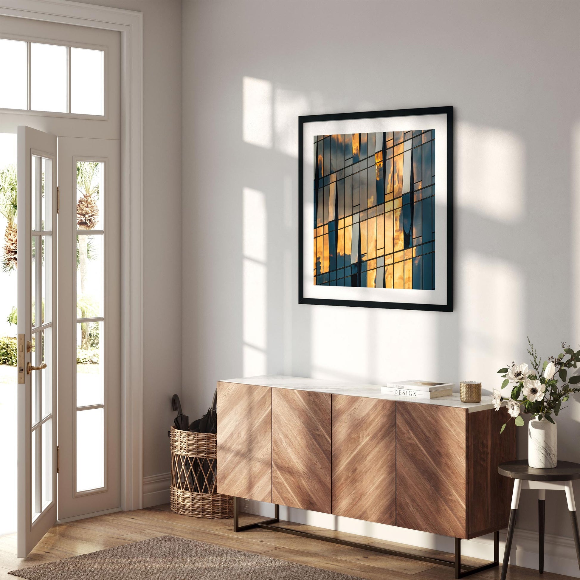 Fine art print of abstract One Manhattan Square New York City