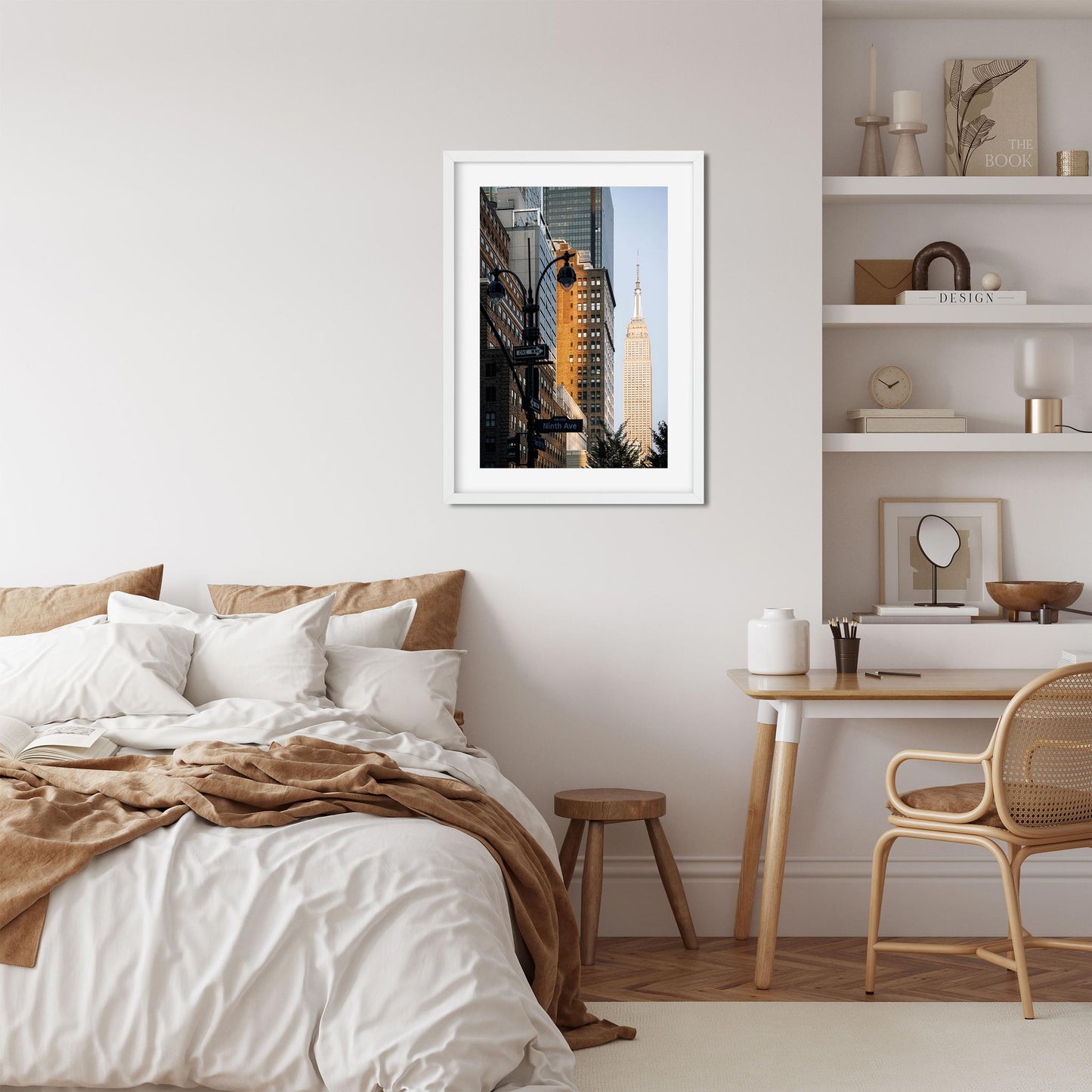 Fine art print of West 33rd Street and Empire State Building New York City