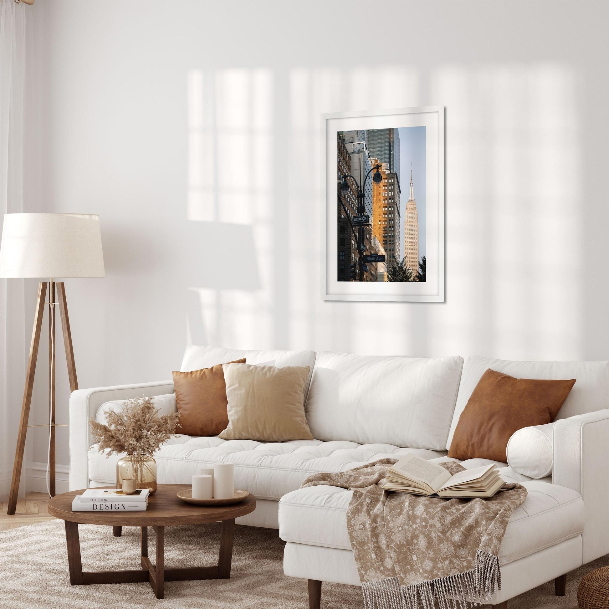 Fine art print of West 33rd Street and Empire State Building New York City
