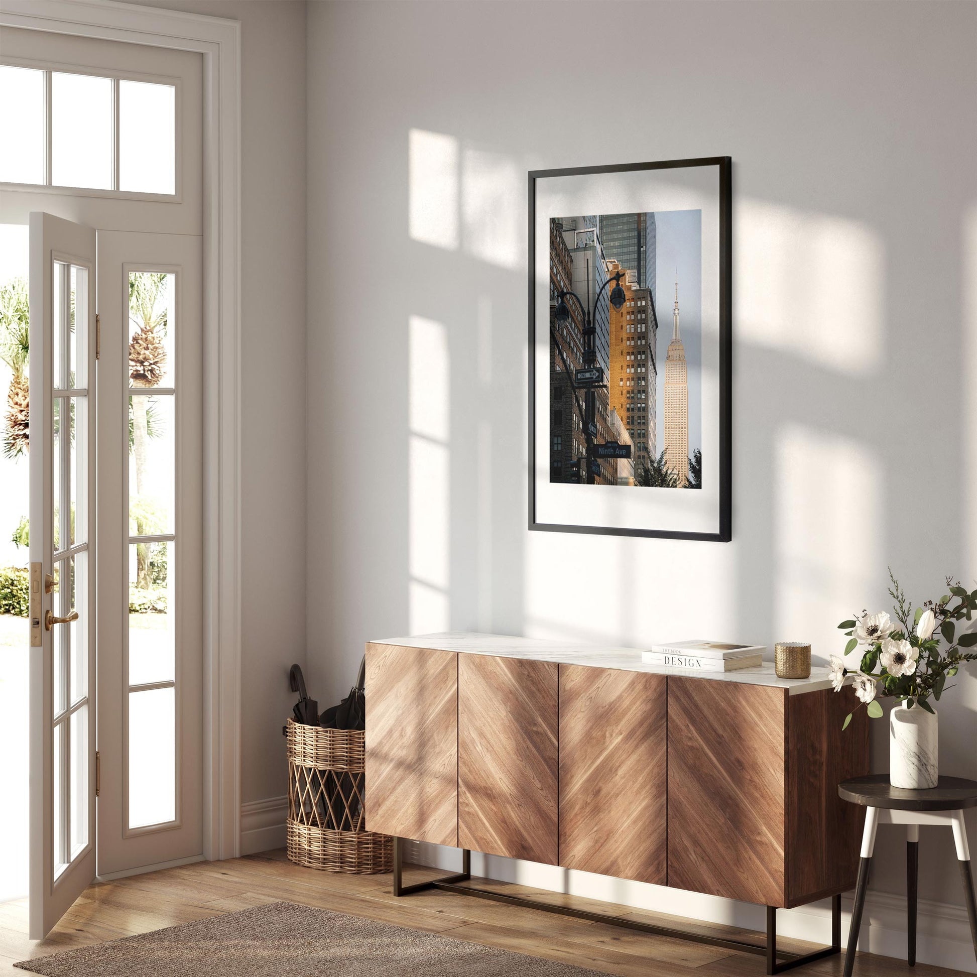 Fine art print of West 33rd Street and Empire State Building New York City