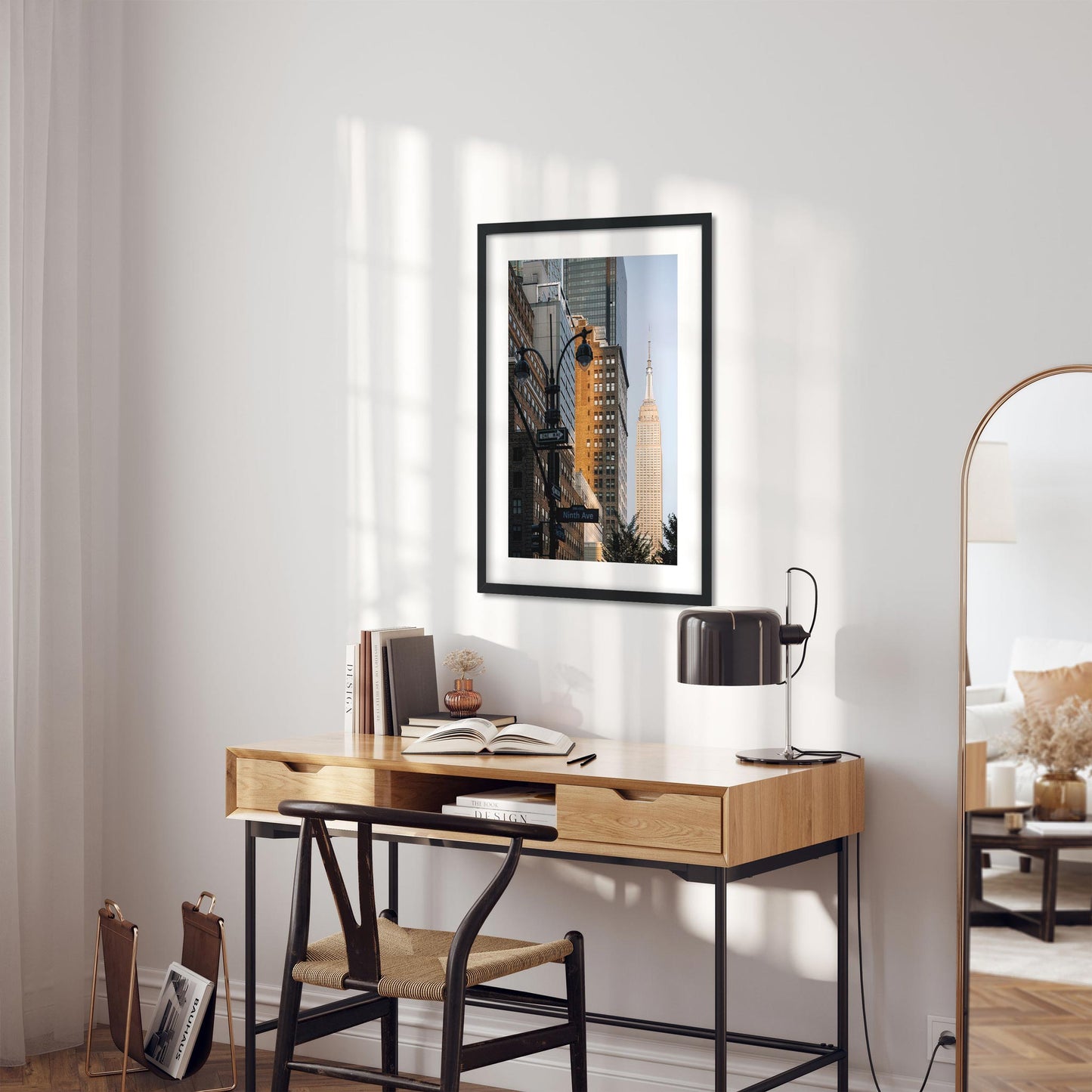 Fine art print of West 33rd Street and Empire State Building New York City