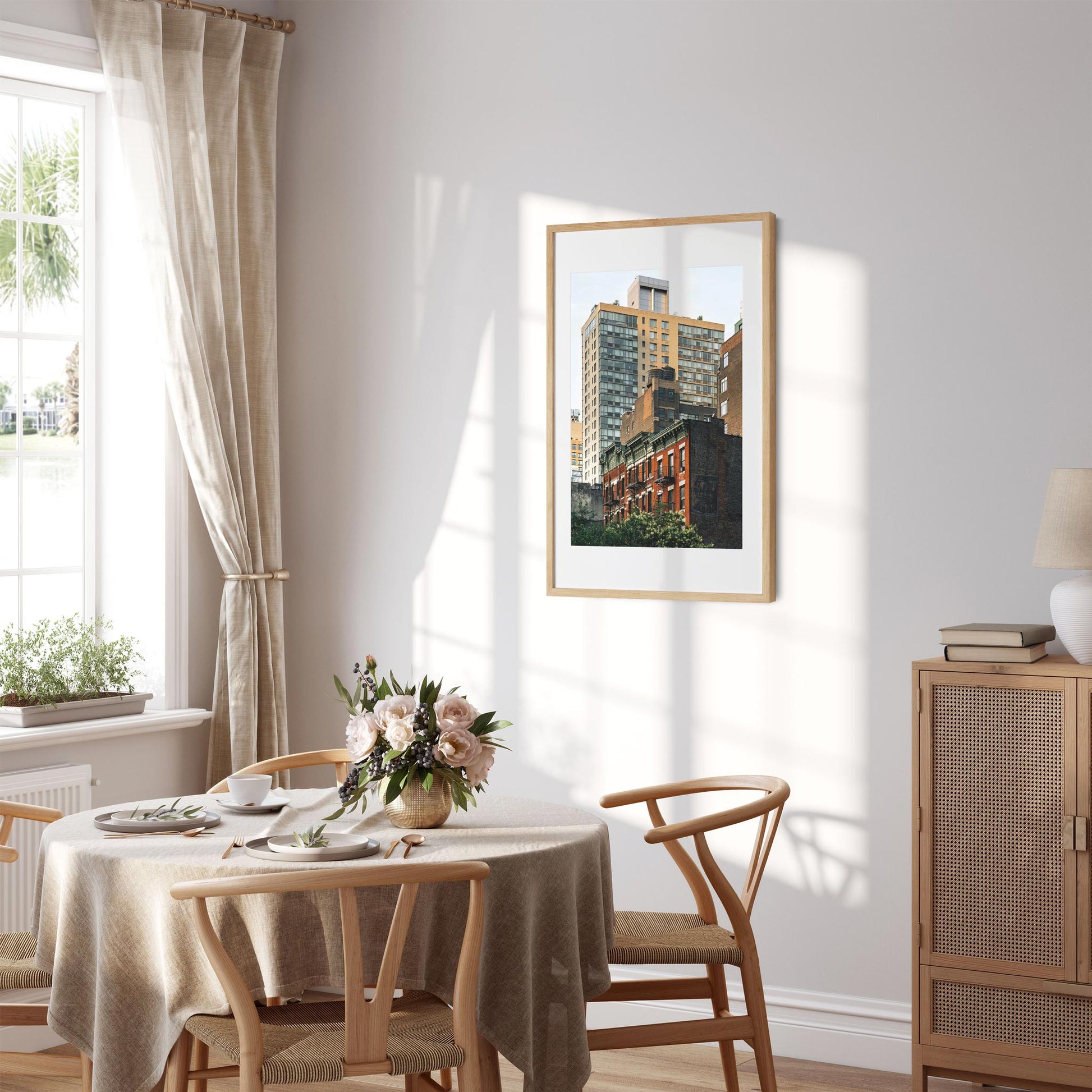 Fine art print of West 35th Street and Ninth Ave Midtown Manhattan