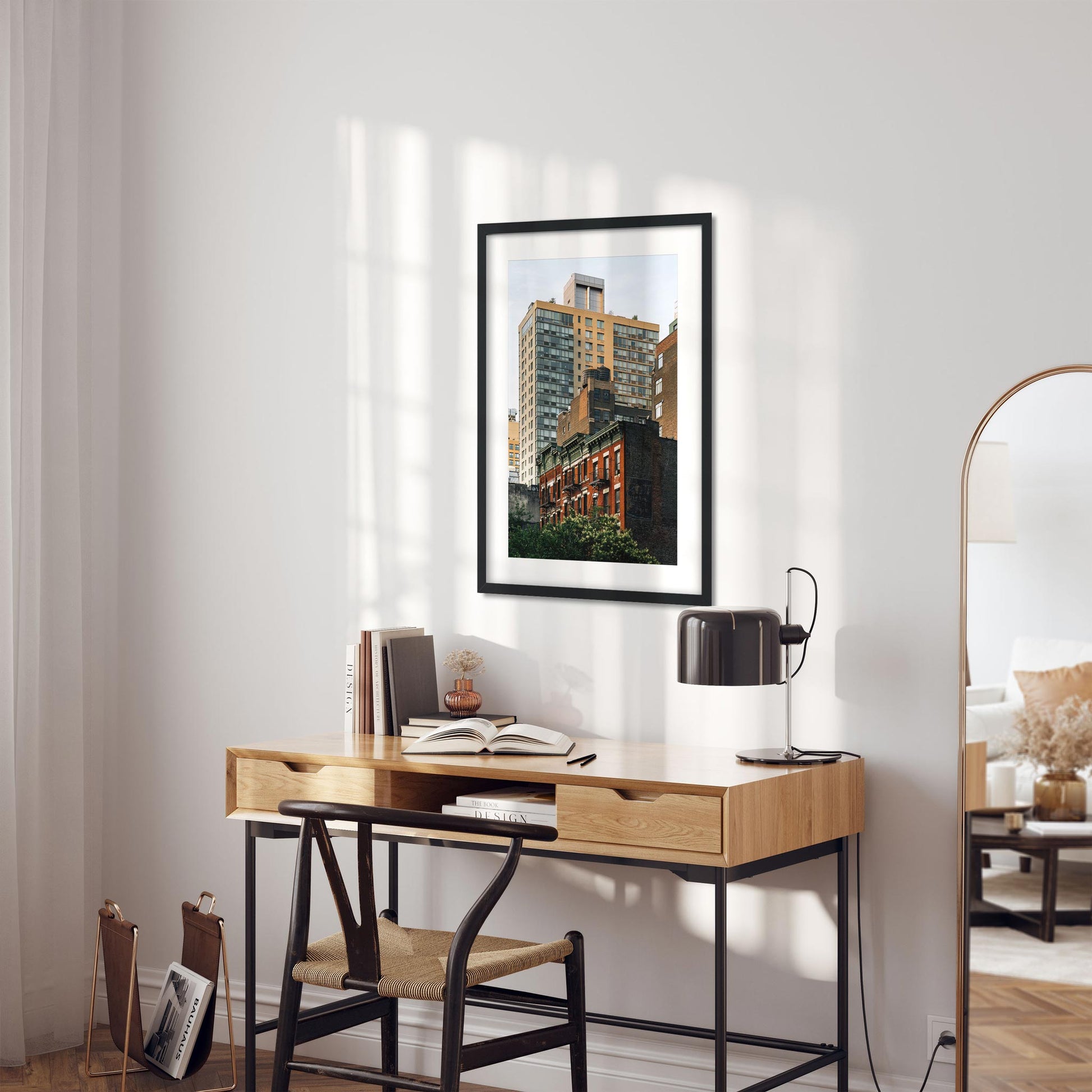 Fine art print of West 35th Street and Ninth Ave Midtown Manhattan