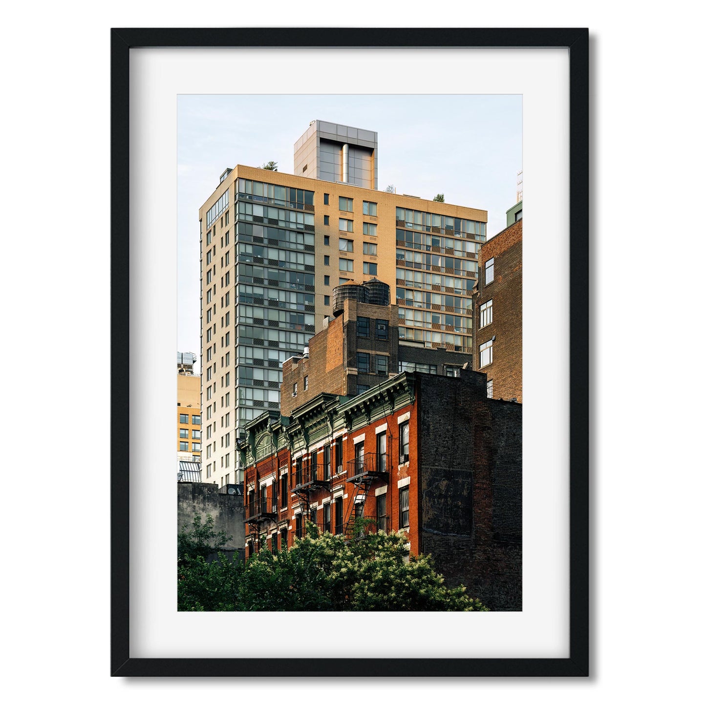 Fine art print of West 35th Street and Ninth Ave Midtown Manhattan