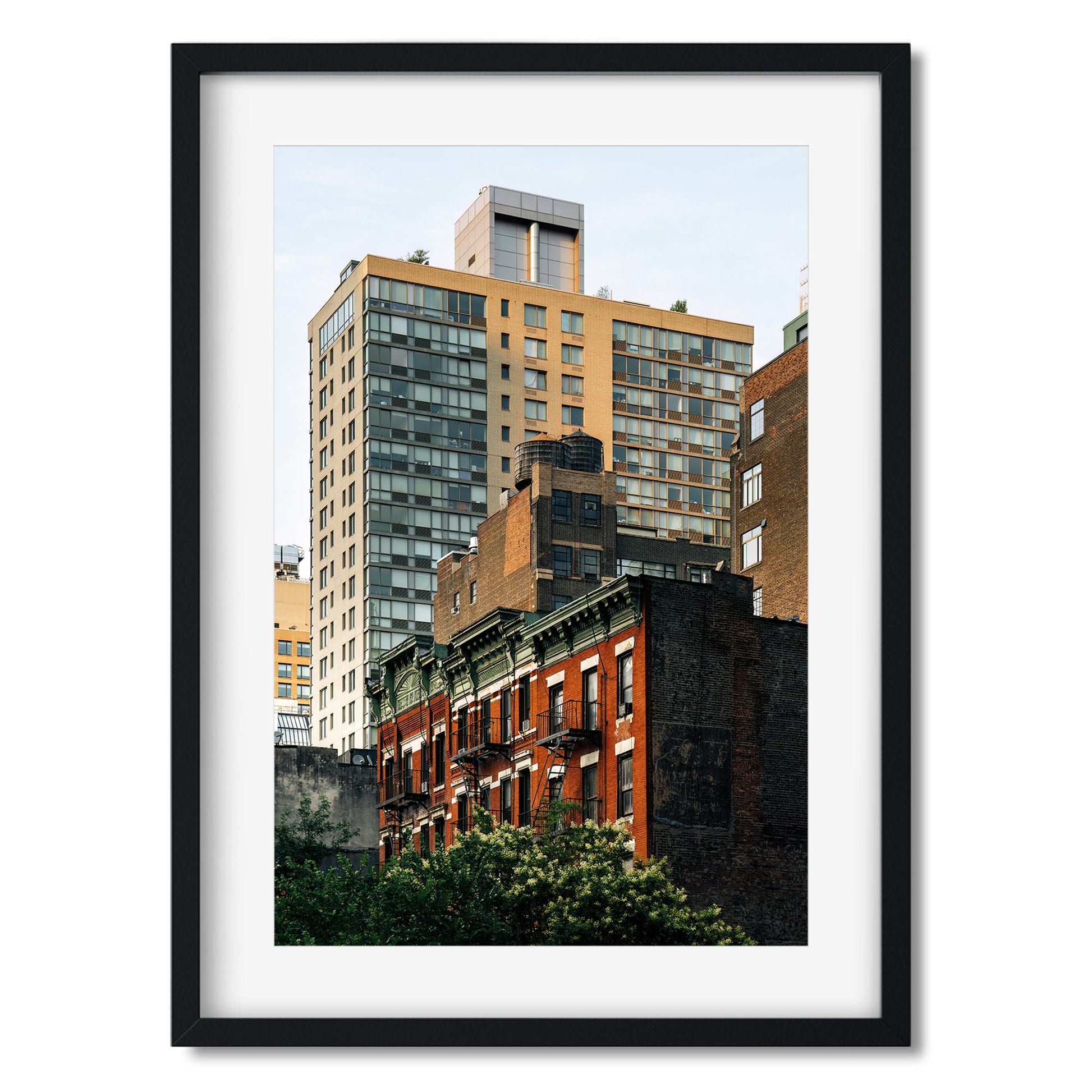 Fine art print of West 35th Street and Ninth Ave Midtown Manhattan