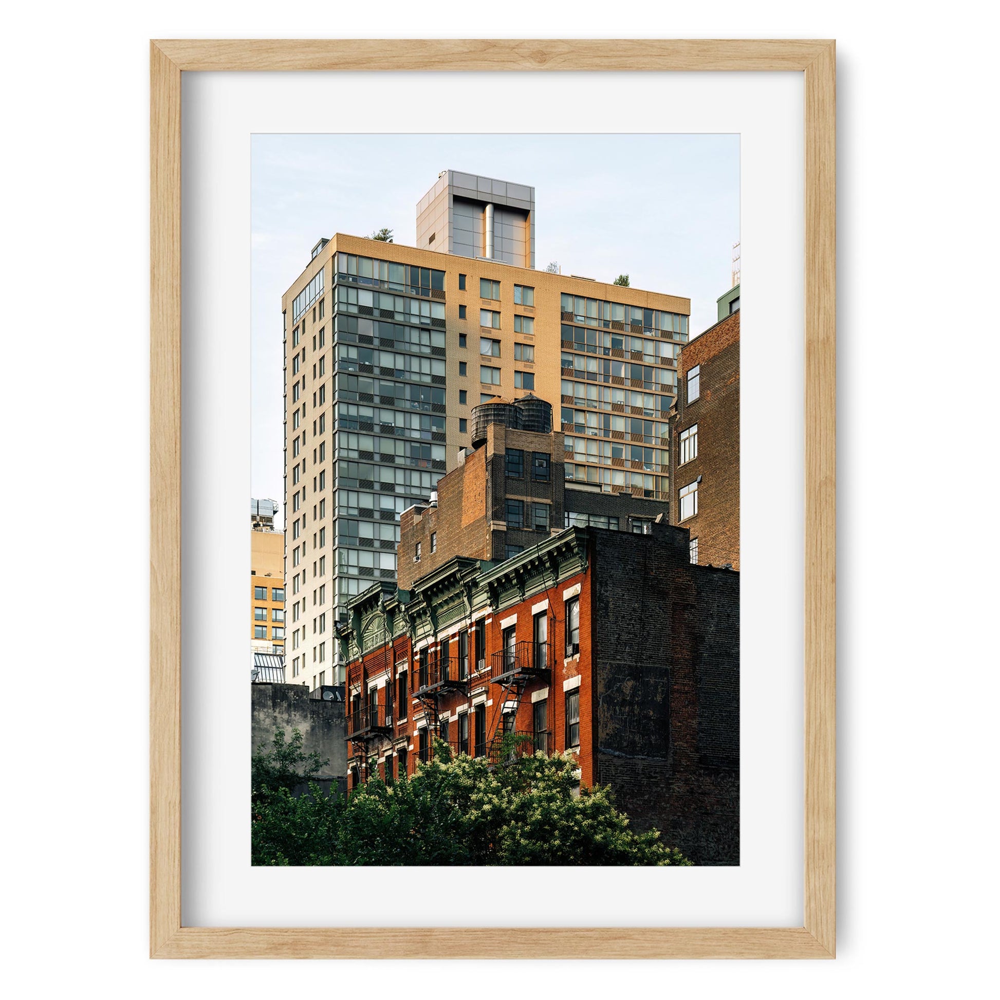 Fine art print of West 35th Street and Ninth Ave Midtown Manhattan