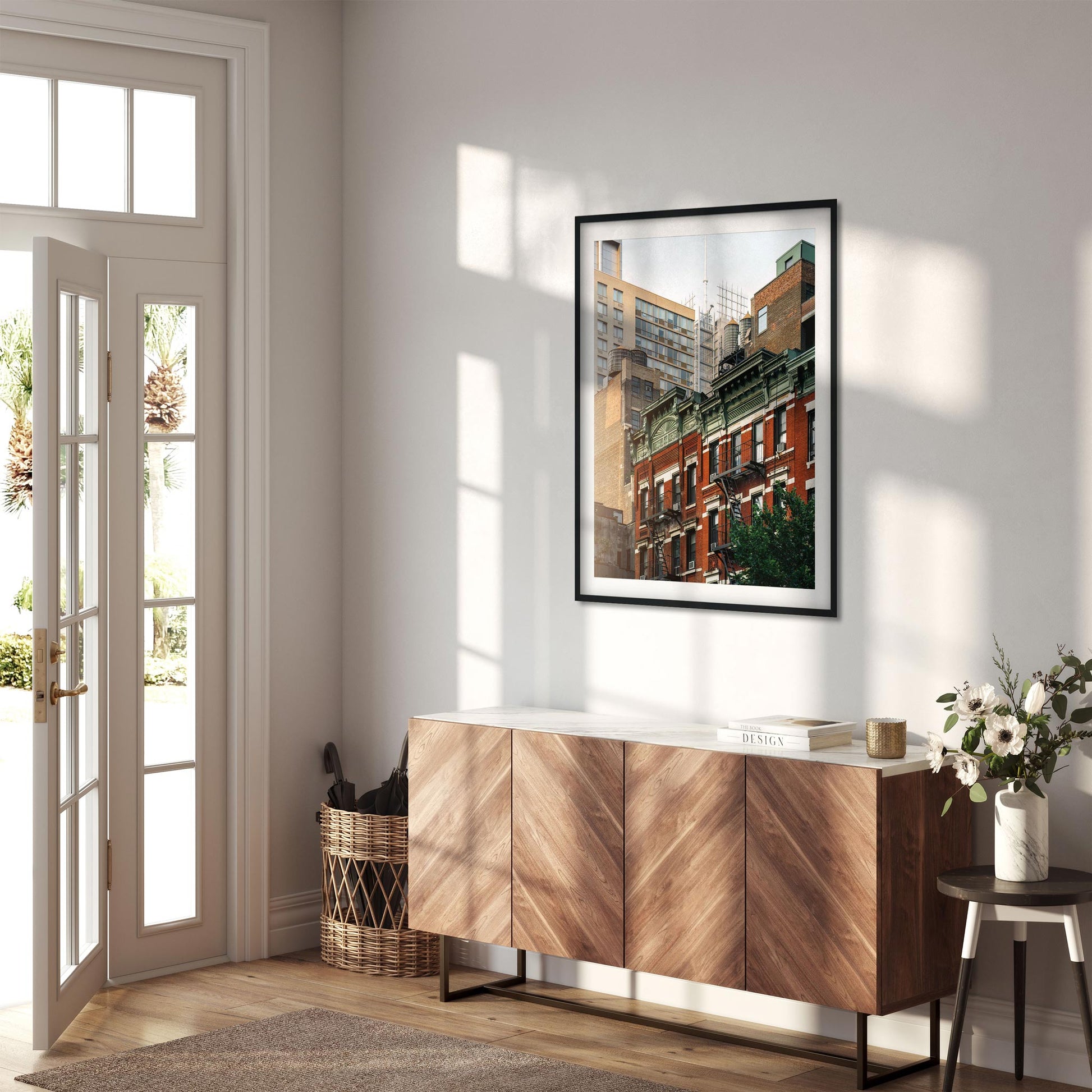 Fine art print of Water Tower on 360 W 36th St in Garment District NYC