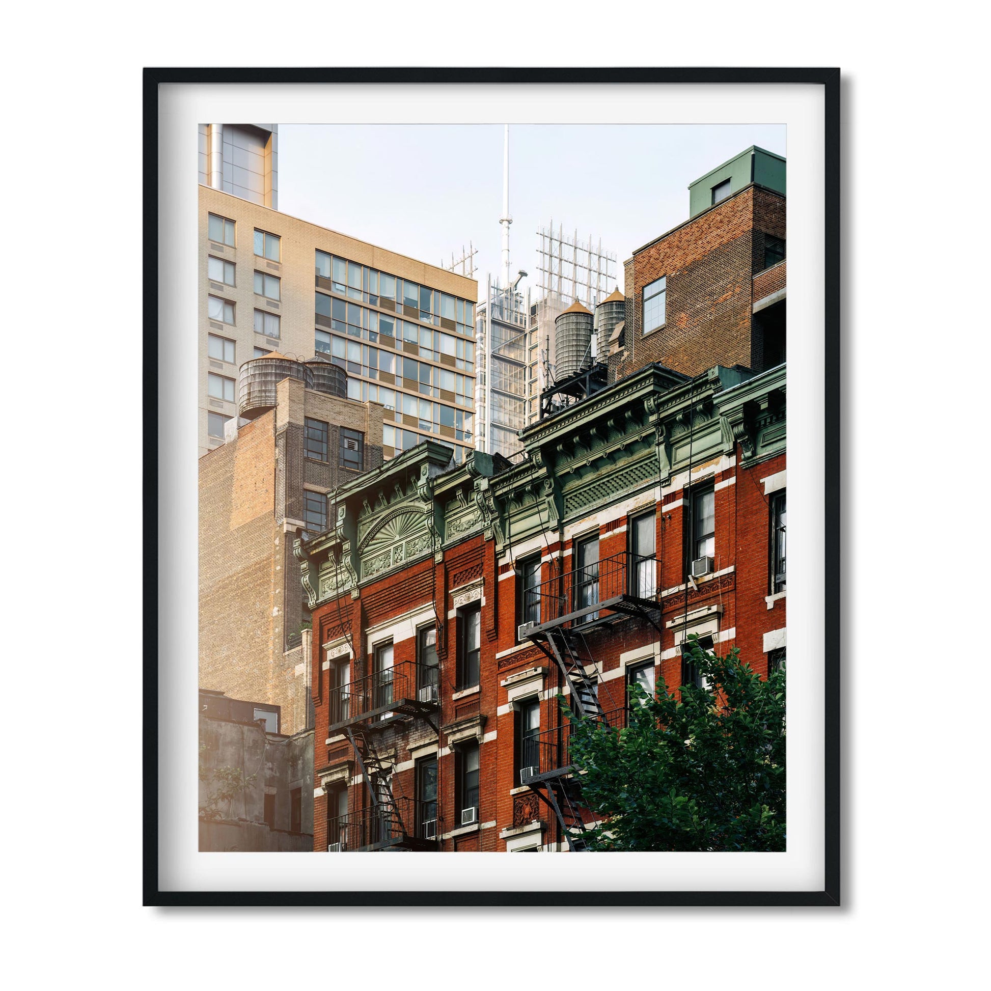 Fine art print of Water Tower on 360 W 36th St in Garment District NYC