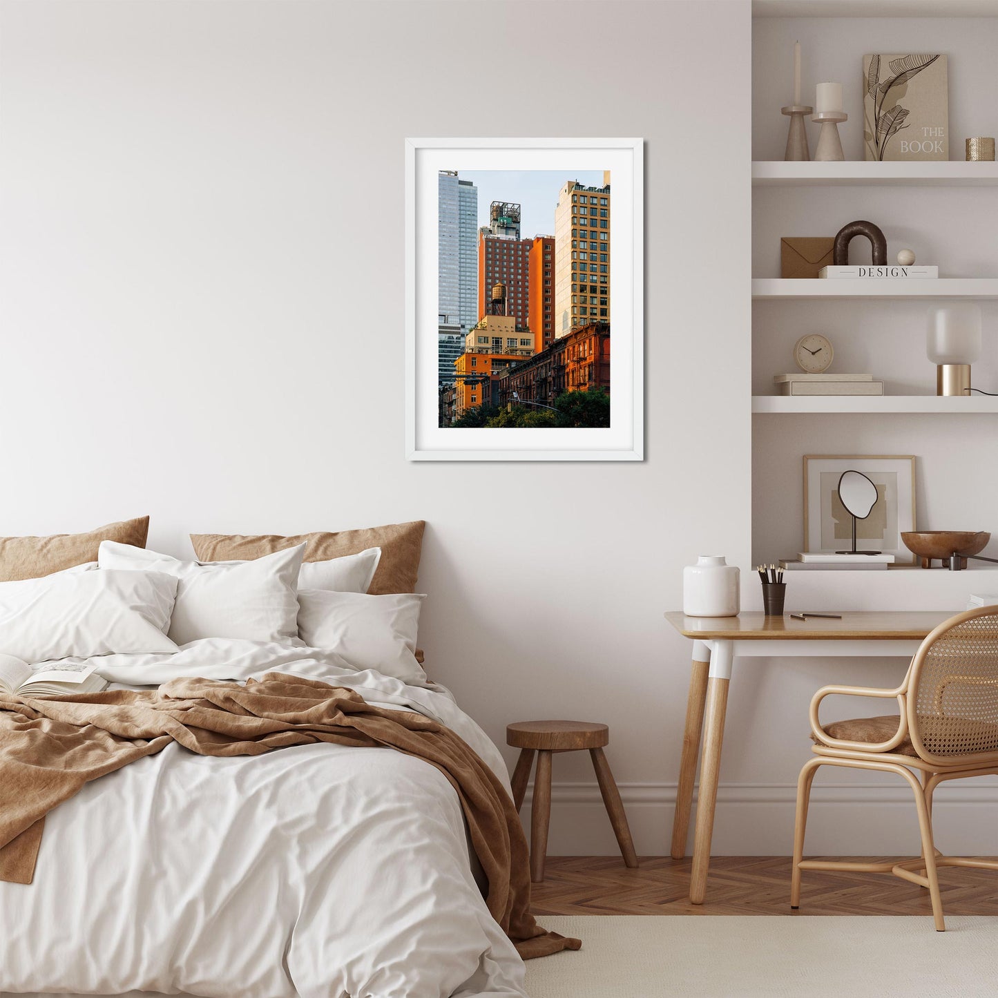 Fine art print of West 37th Street and Ninth Avenue Midtown Manhattan NYC