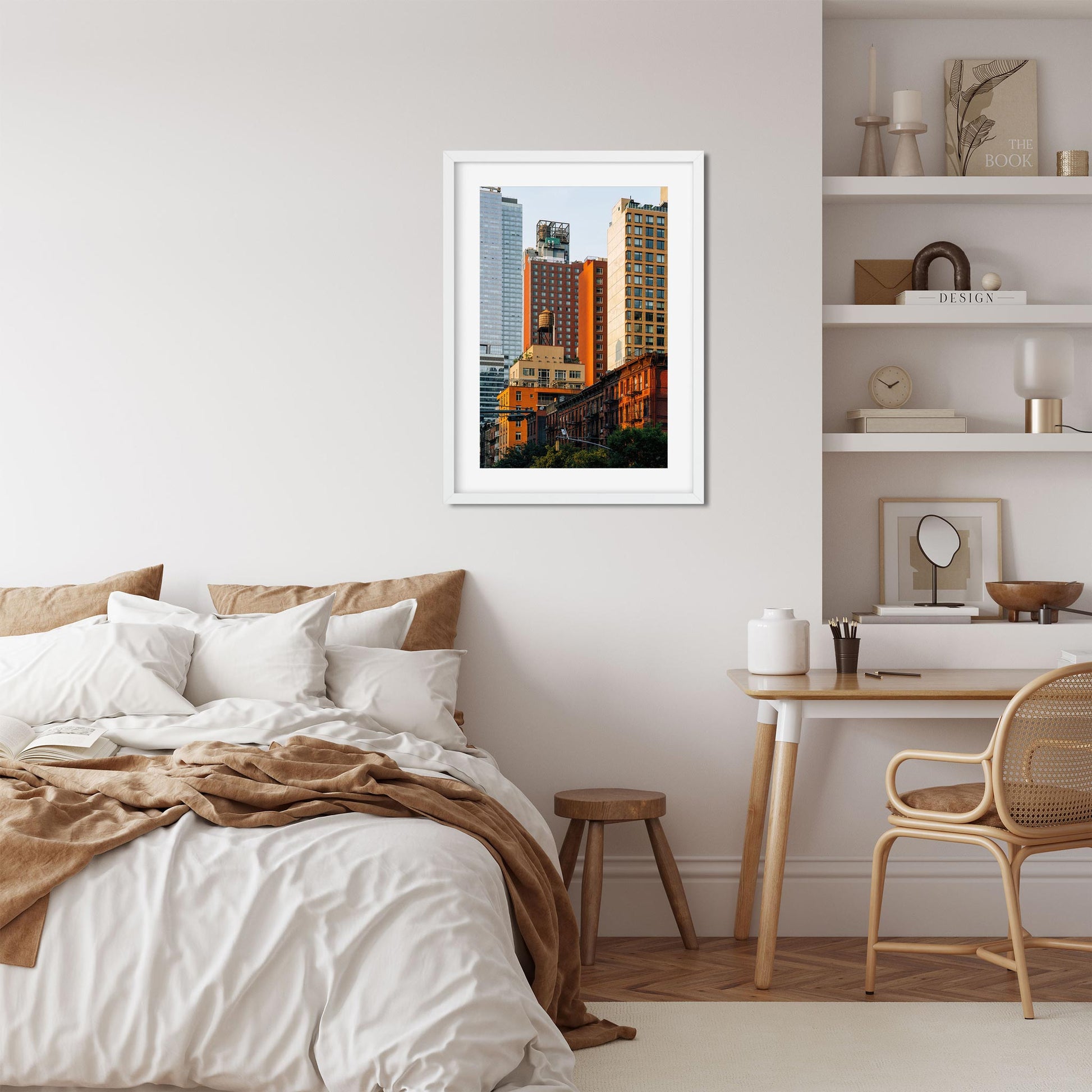 Fine art print of West 37th Street and Ninth Avenue Midtown Manhattan NYC