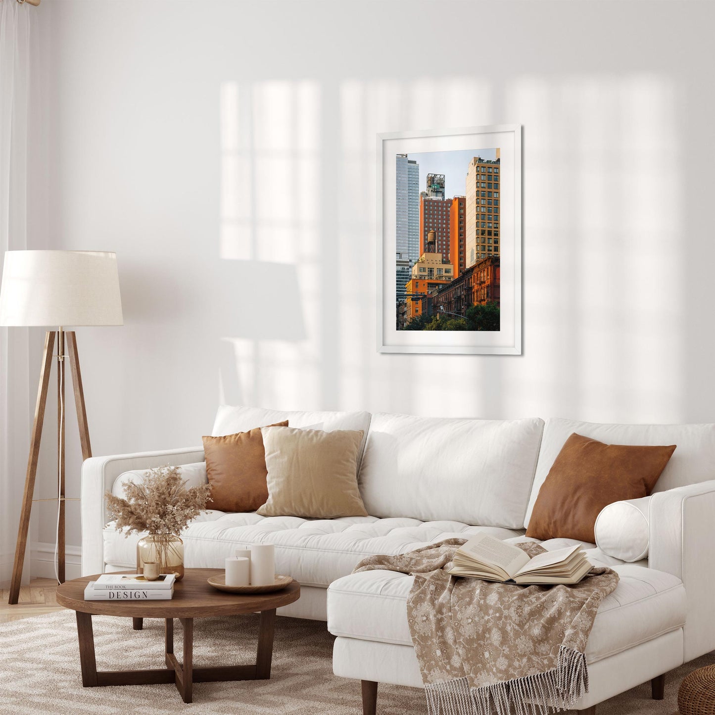 Fine art print of West 37th Street and Ninth Avenue Midtown Manhattan NYC
