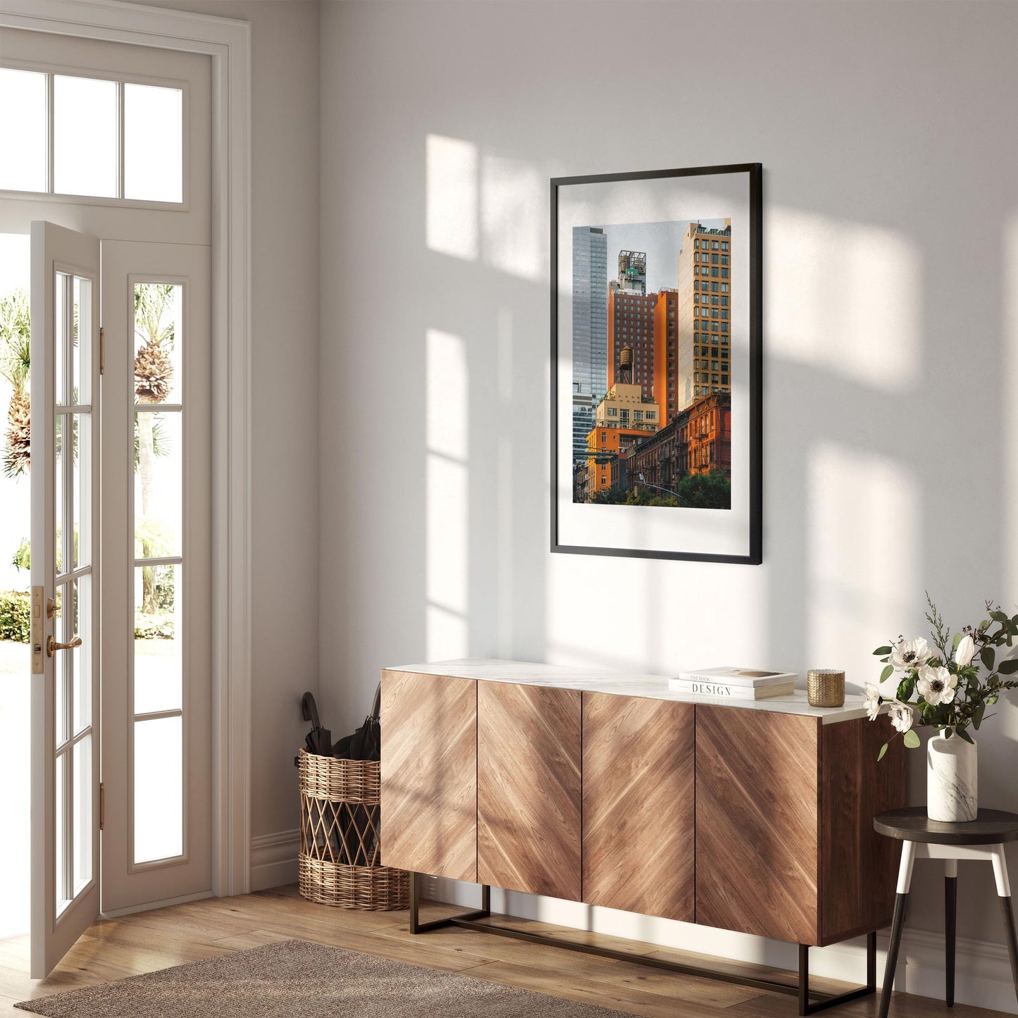 Fine art print of West 37th Street and Ninth Avenue Midtown Manhattan NYC