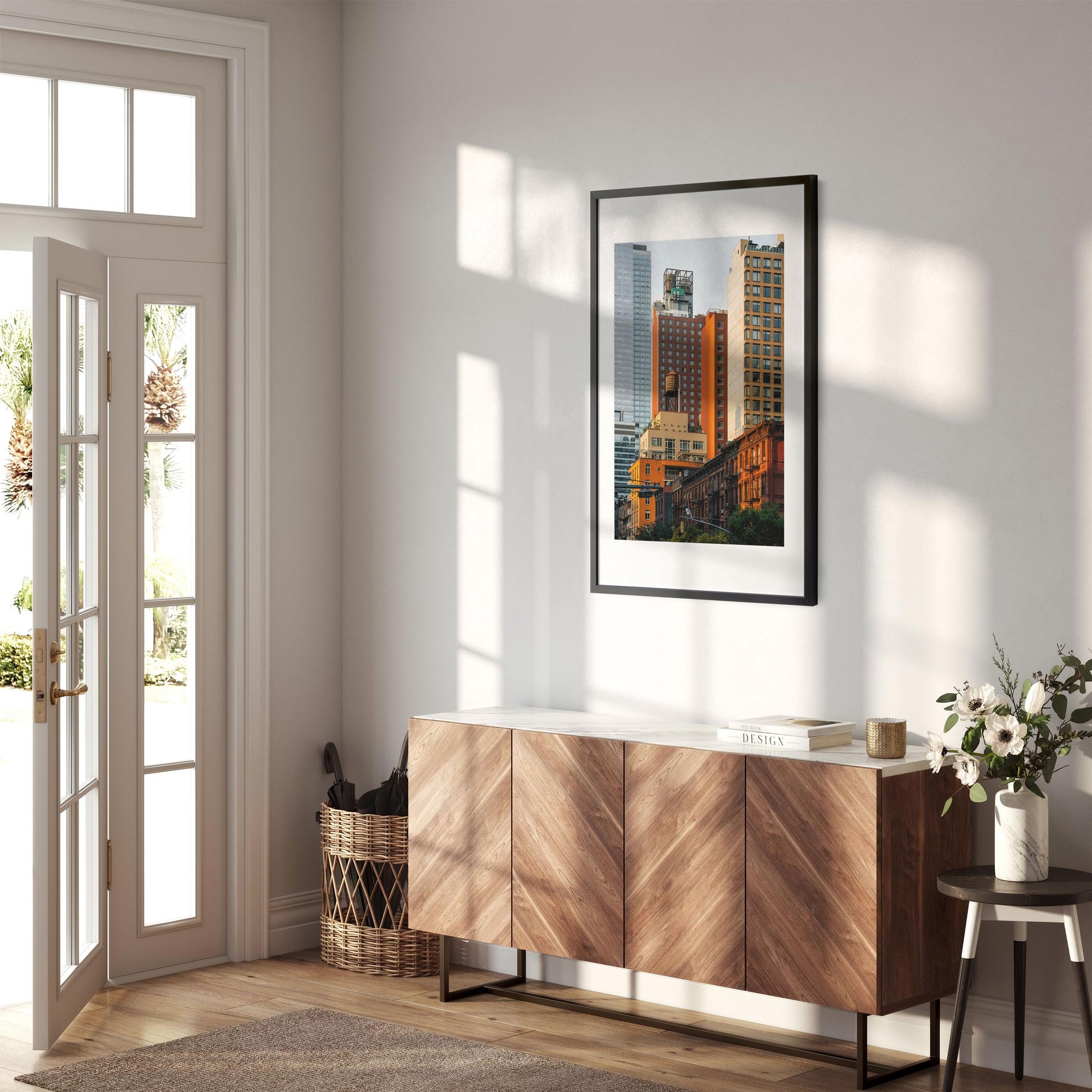 Fine art print of West 37th Street and Ninth Avenue Midtown Manhattan NYC