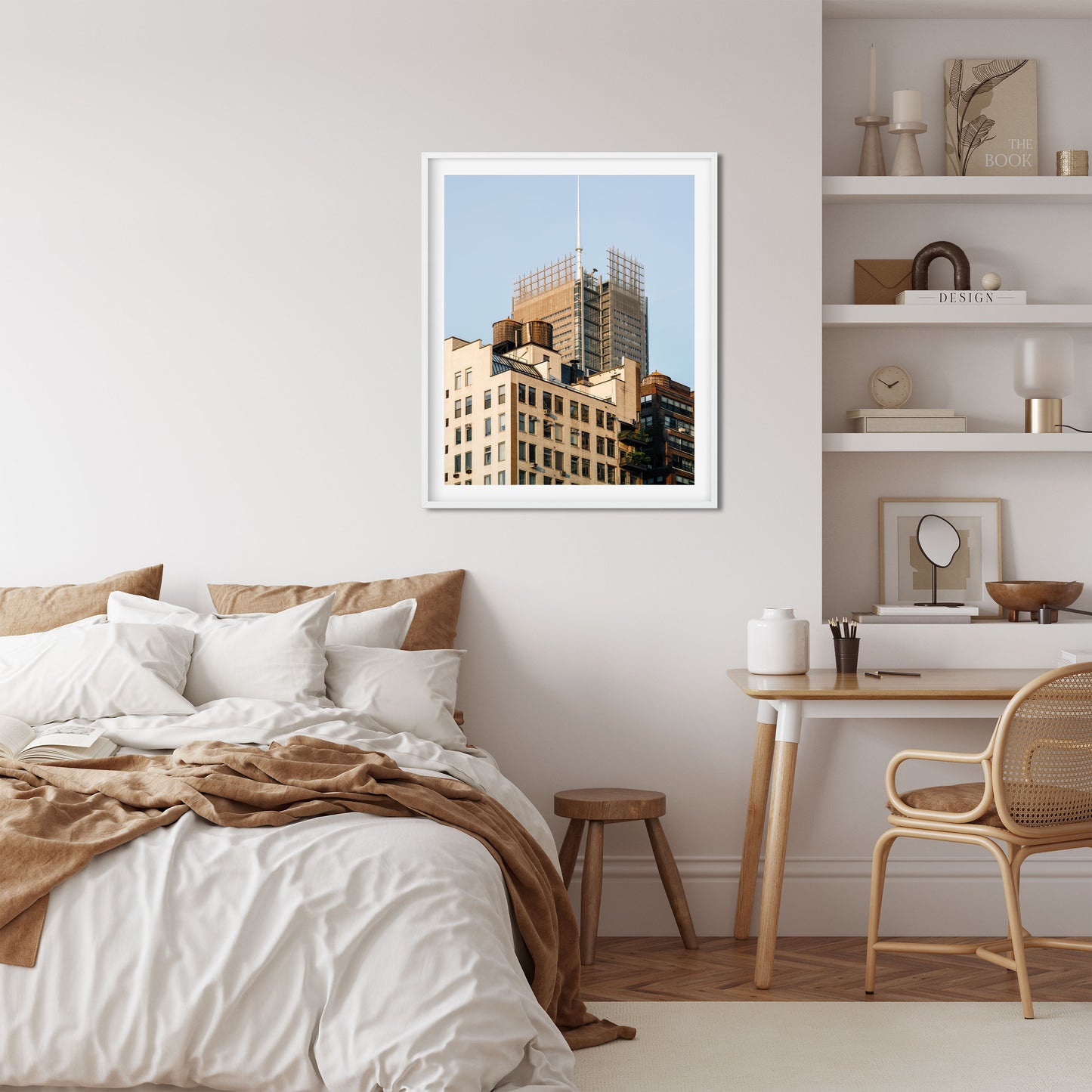 Water Tower on 344 W 38th St in Garment District, Manhattan New York City