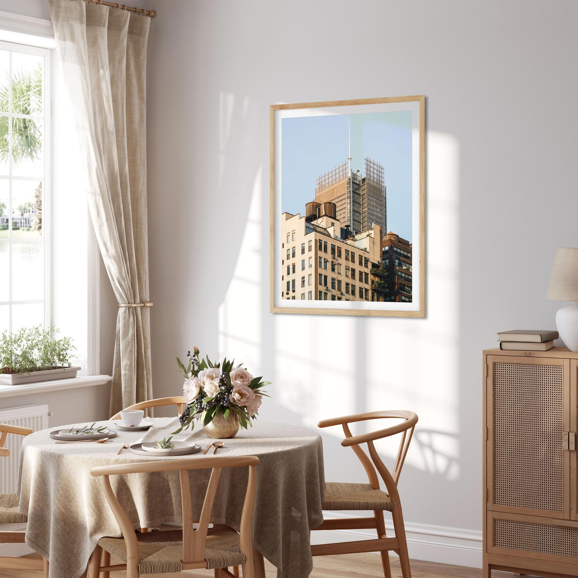 Fine art print of Water Tower on 344 W 38th St in Garment District NYC