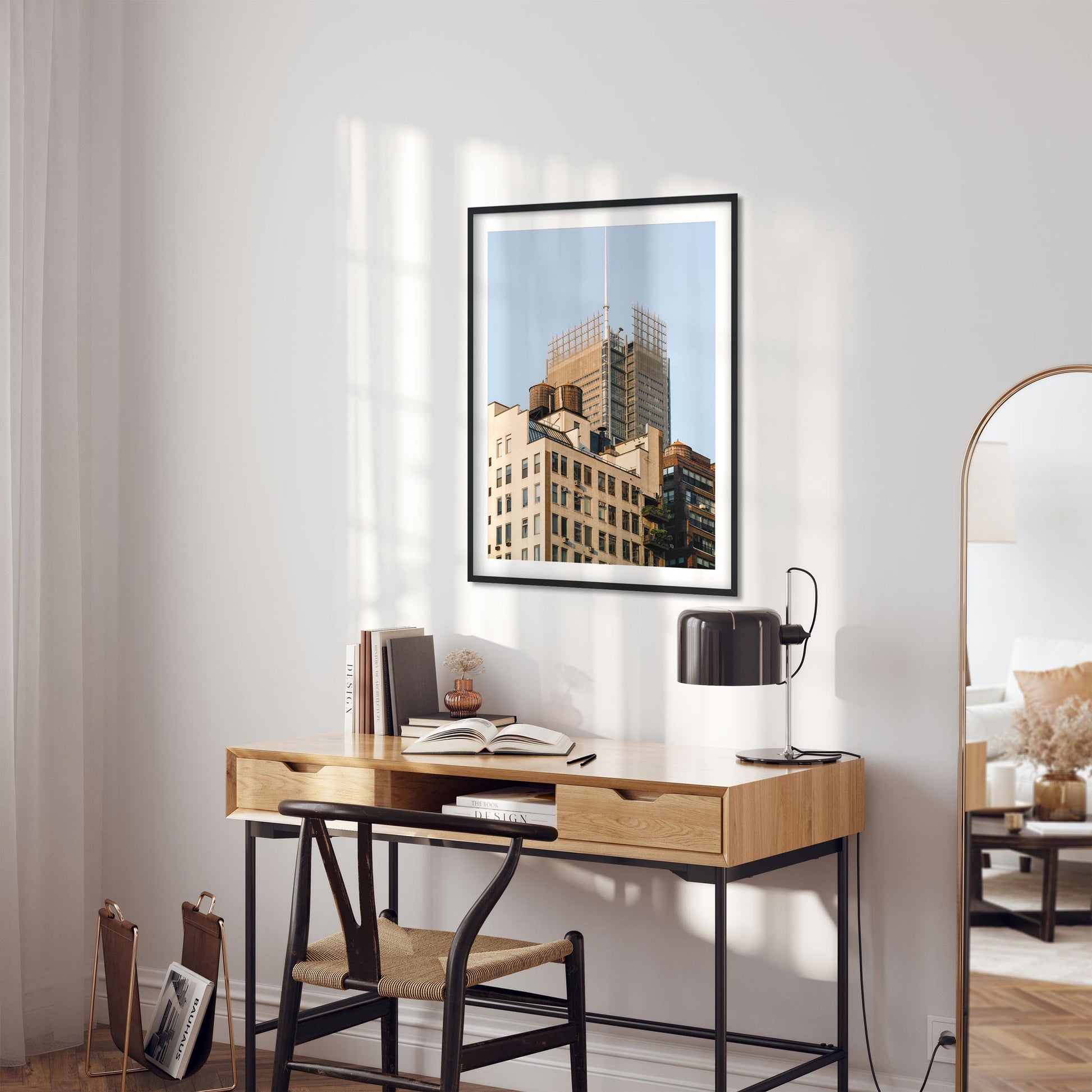 Fine art print of Water Tower on 344 W 38th St in Garment District NYC