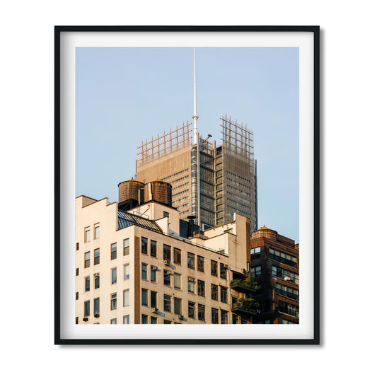 Fine art print of Water Tower on 344 W 38th St in Garment District NYC