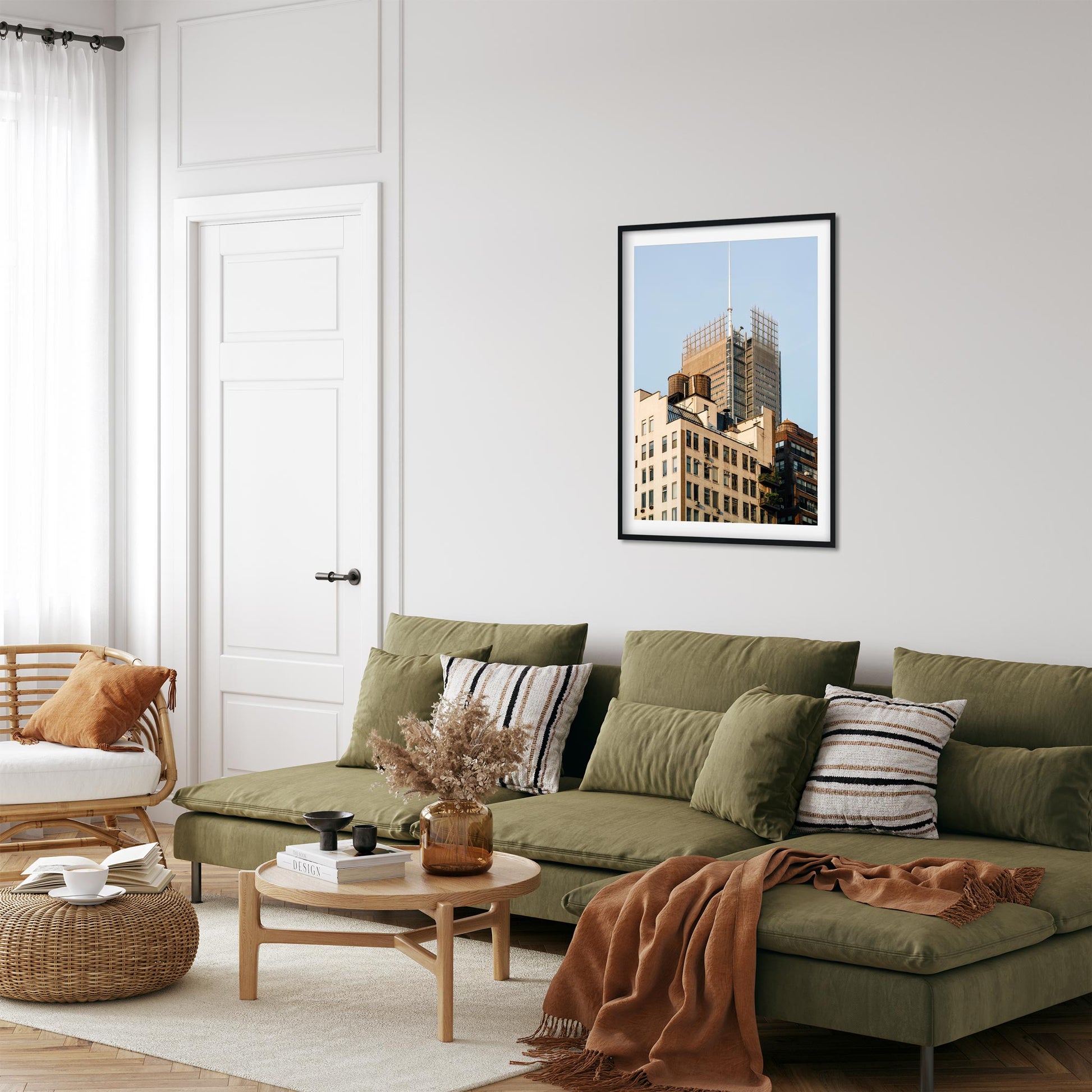 Fine art print of Water Tower on 344 W 38th St in Garment District NYC