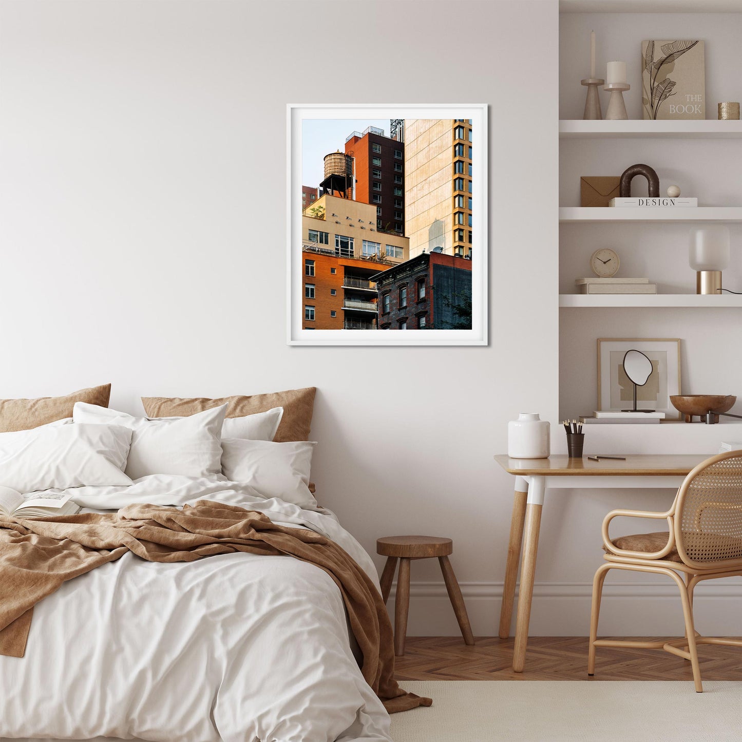 Fine art print of Water Tower on 502 9th Ave in Garment District NYC
