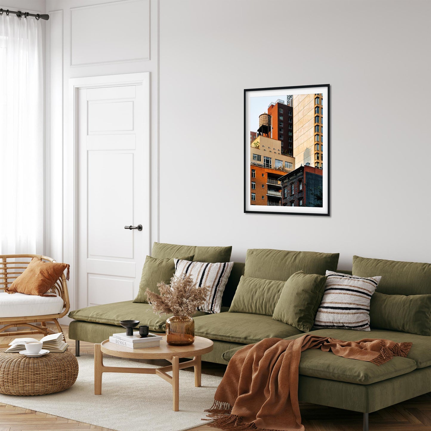 Fine art print of Water Tower on 502 9th Ave in Garment District NYC