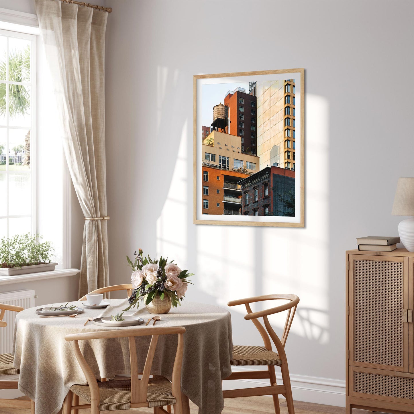 Fine art print of Water Tower on 502 9th Ave in Garment District NYC