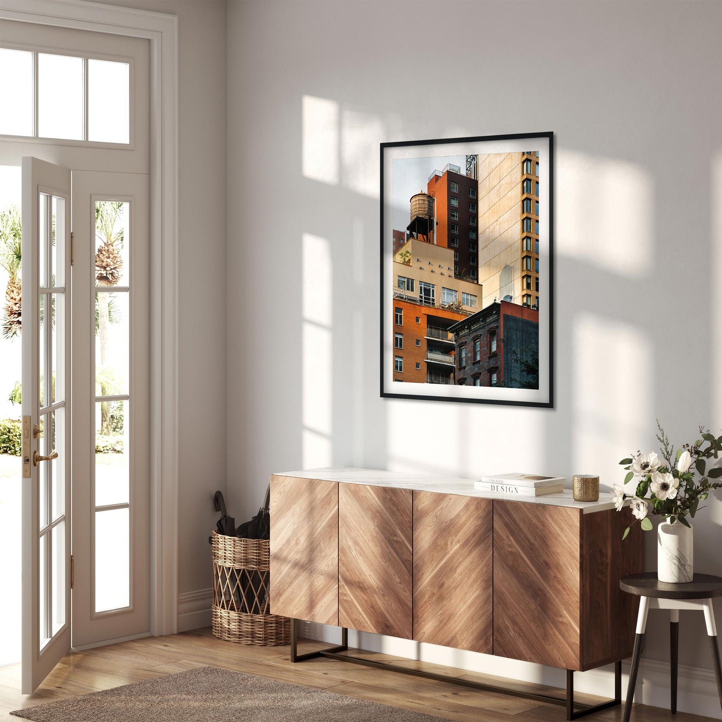 Fine art print of Water Tower on 502 9th Ave in Garment District NYC