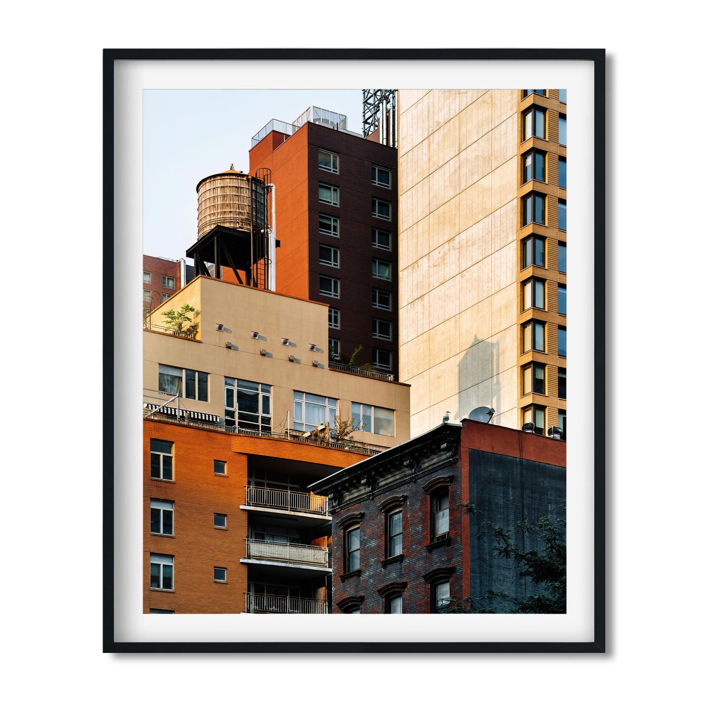 Fine art print of Water Tower on 502 9th Ave in Garment District NYC