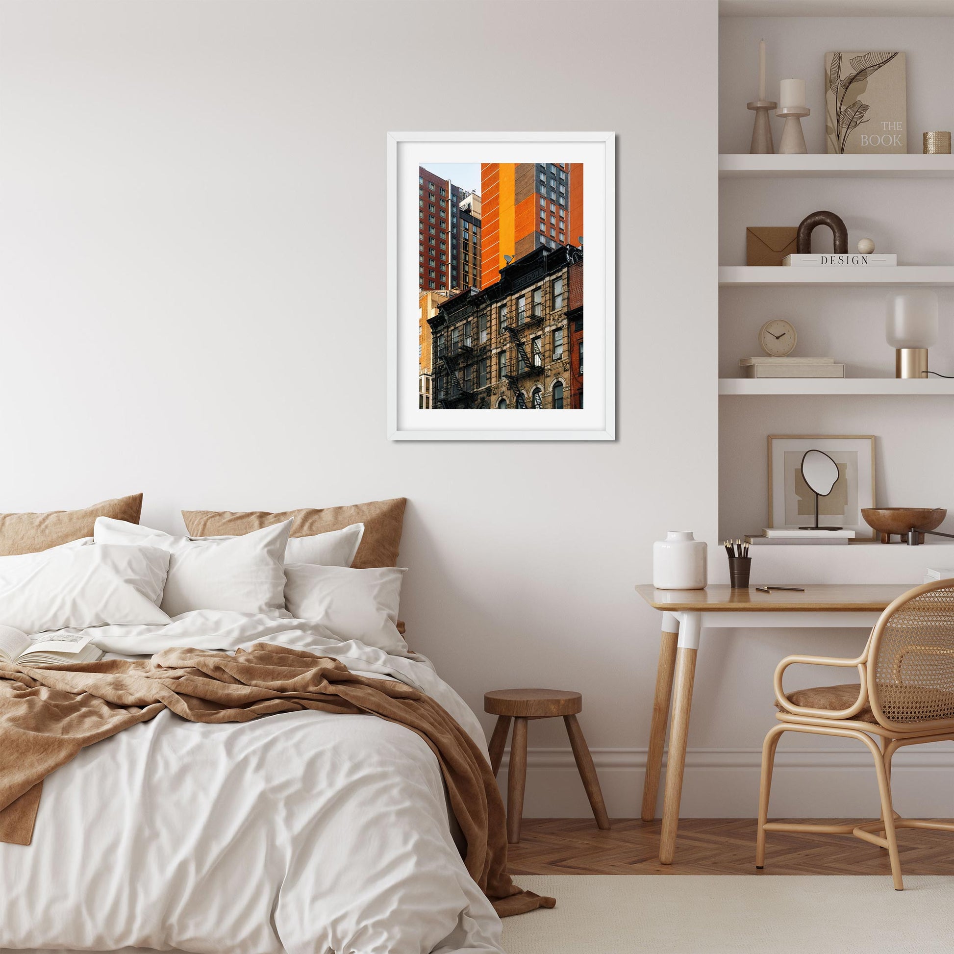 Fine art print of Maine and Oregon 510 Ninth Ave Garment District NYC