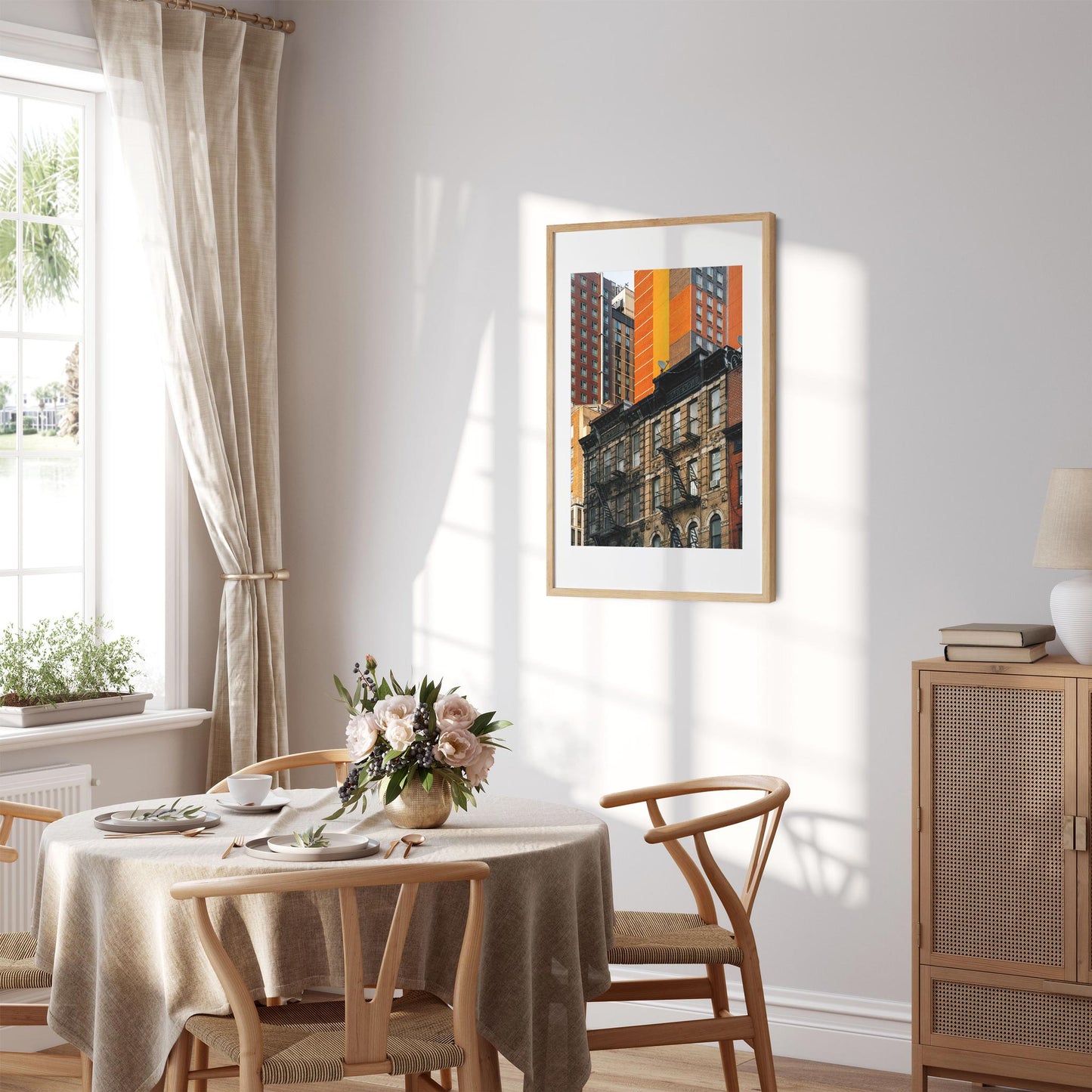 Fine art print of Maine and Oregon 510 Ninth Ave Garment District NYC